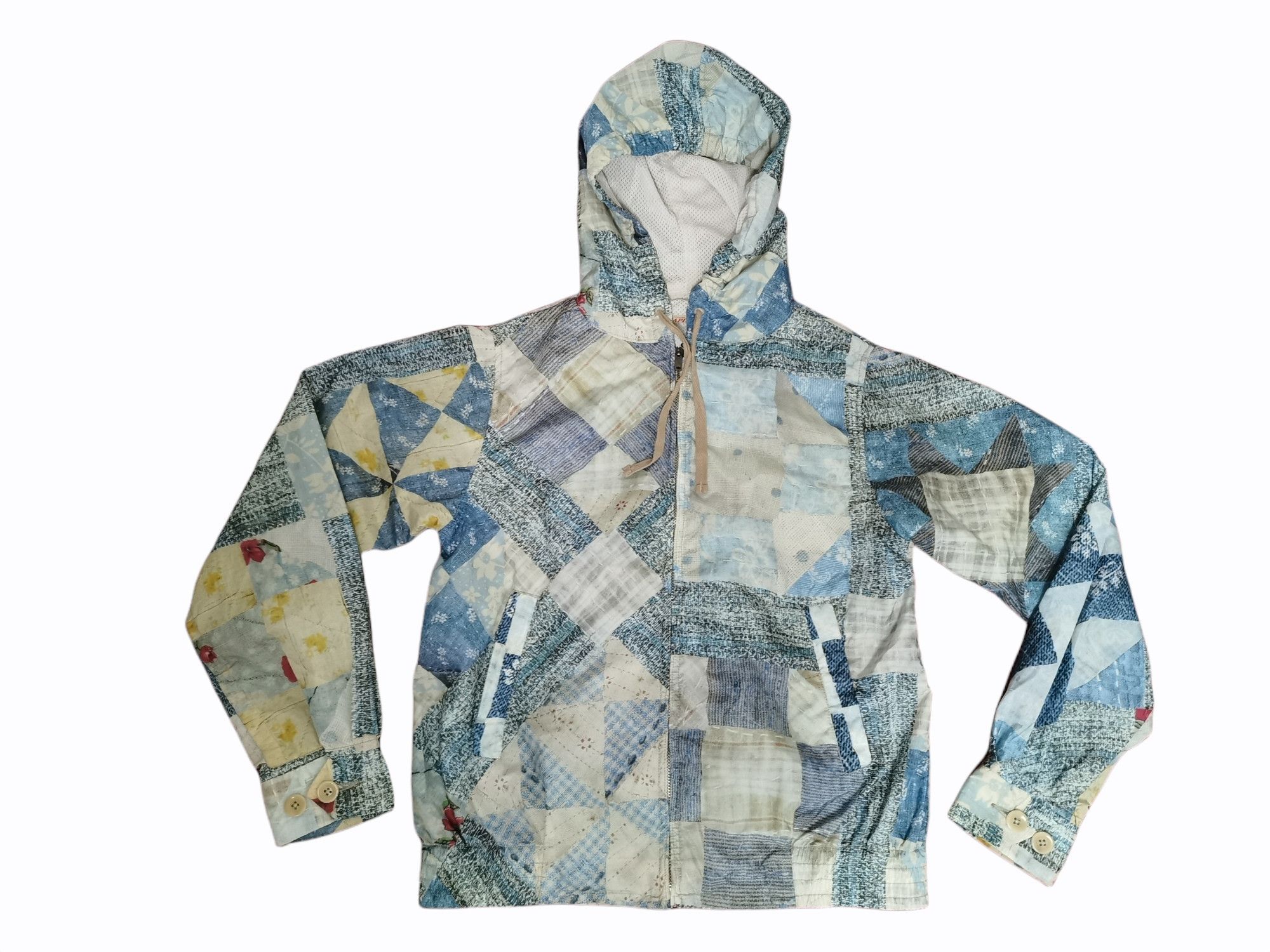 Kapital Kapital simulated patchwork design windbreaker Size US S / EU 44-46 / 1 - 2 Thumbnail