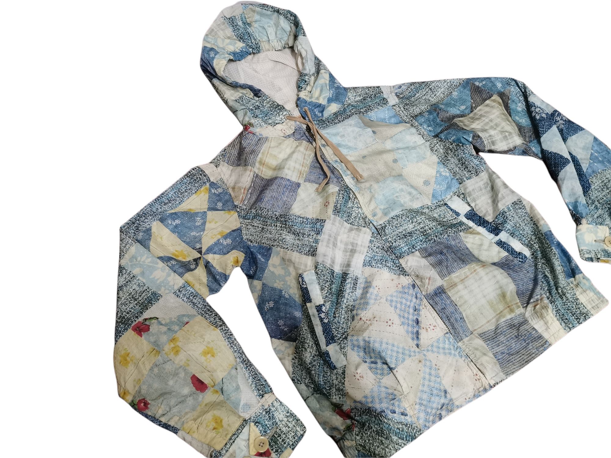 Kapital Kapital simulated patchwork design windbreaker Size US S / EU 44-46 / 1 - 3 Thumbnail