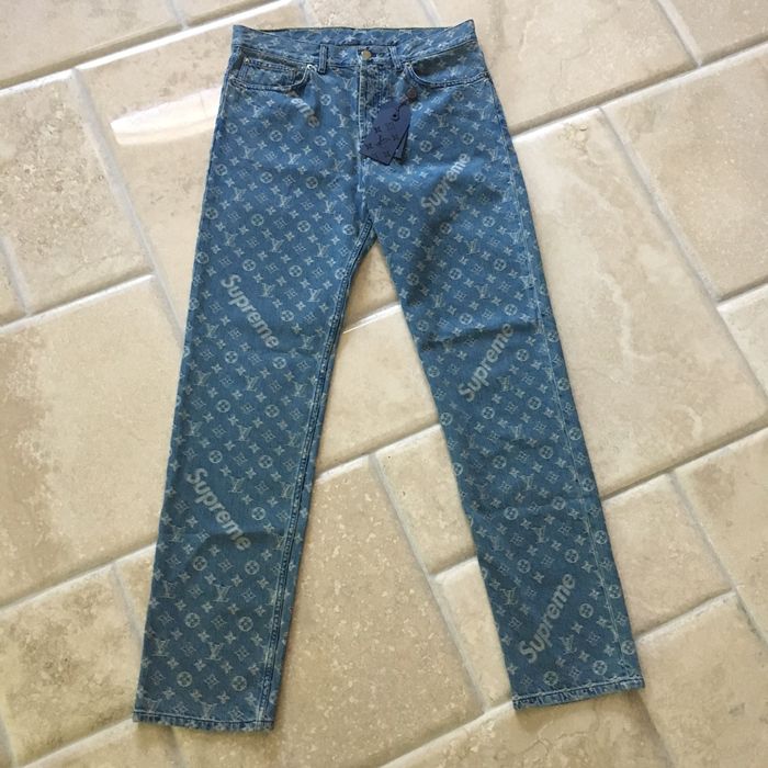 Louis Vuitton Supreme Jeans