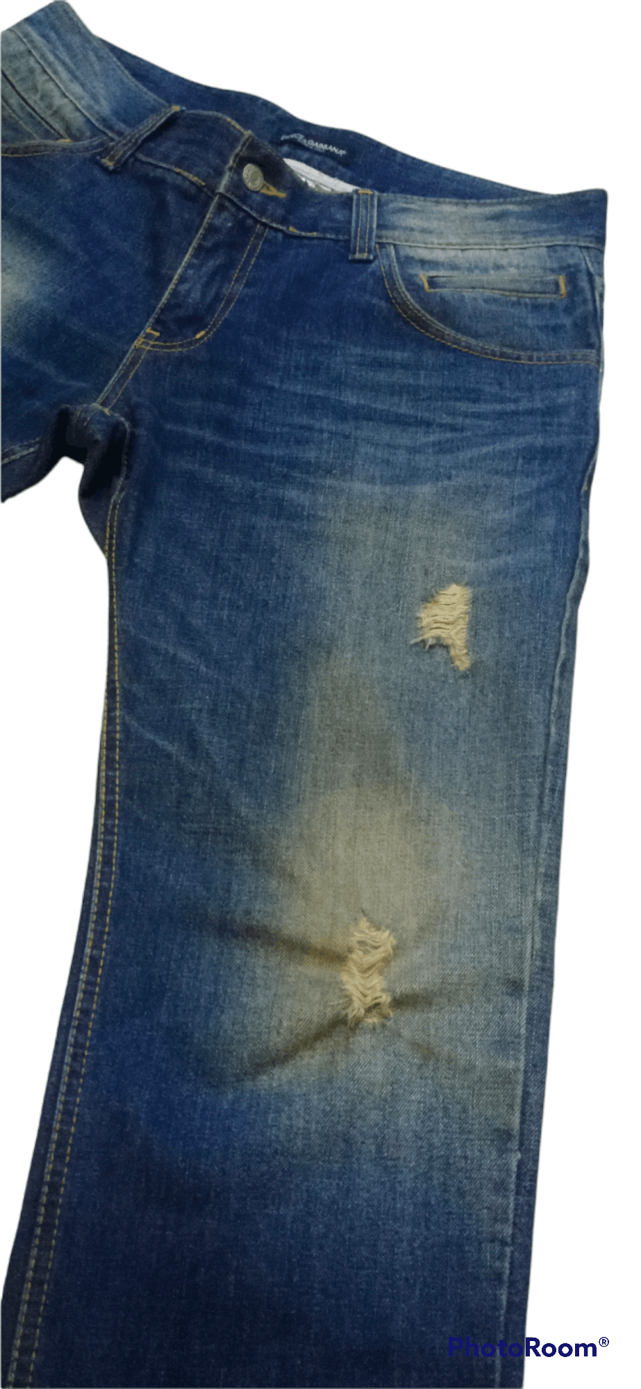 Dolce & Gabbana × Vintage Vintage Distressed Dolce & Gabbana Ripped Denim Size US 34 / EU 50 - 5 Thumbnail
