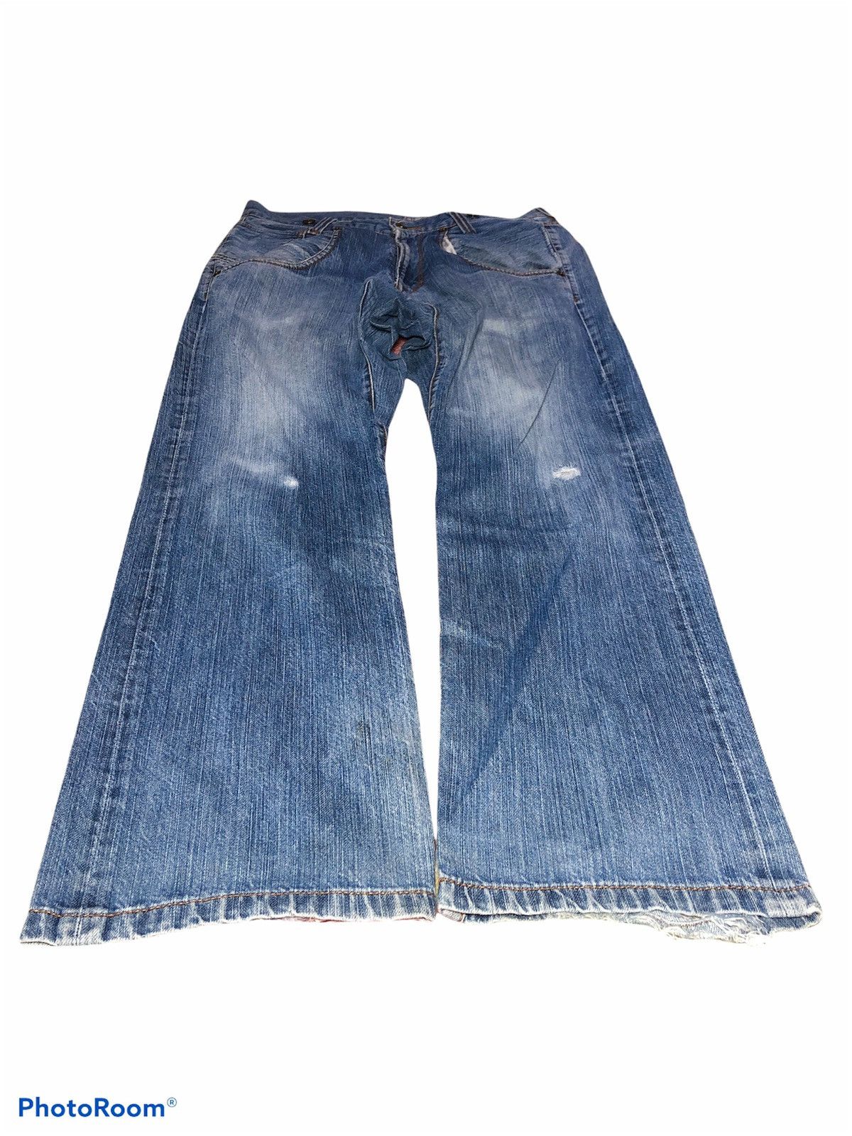 Japanese Brand × RAGEBLUE RAGEBLUE DISTRESSED DENIM Size US 32 / EU 48 - 2 Thumbnail