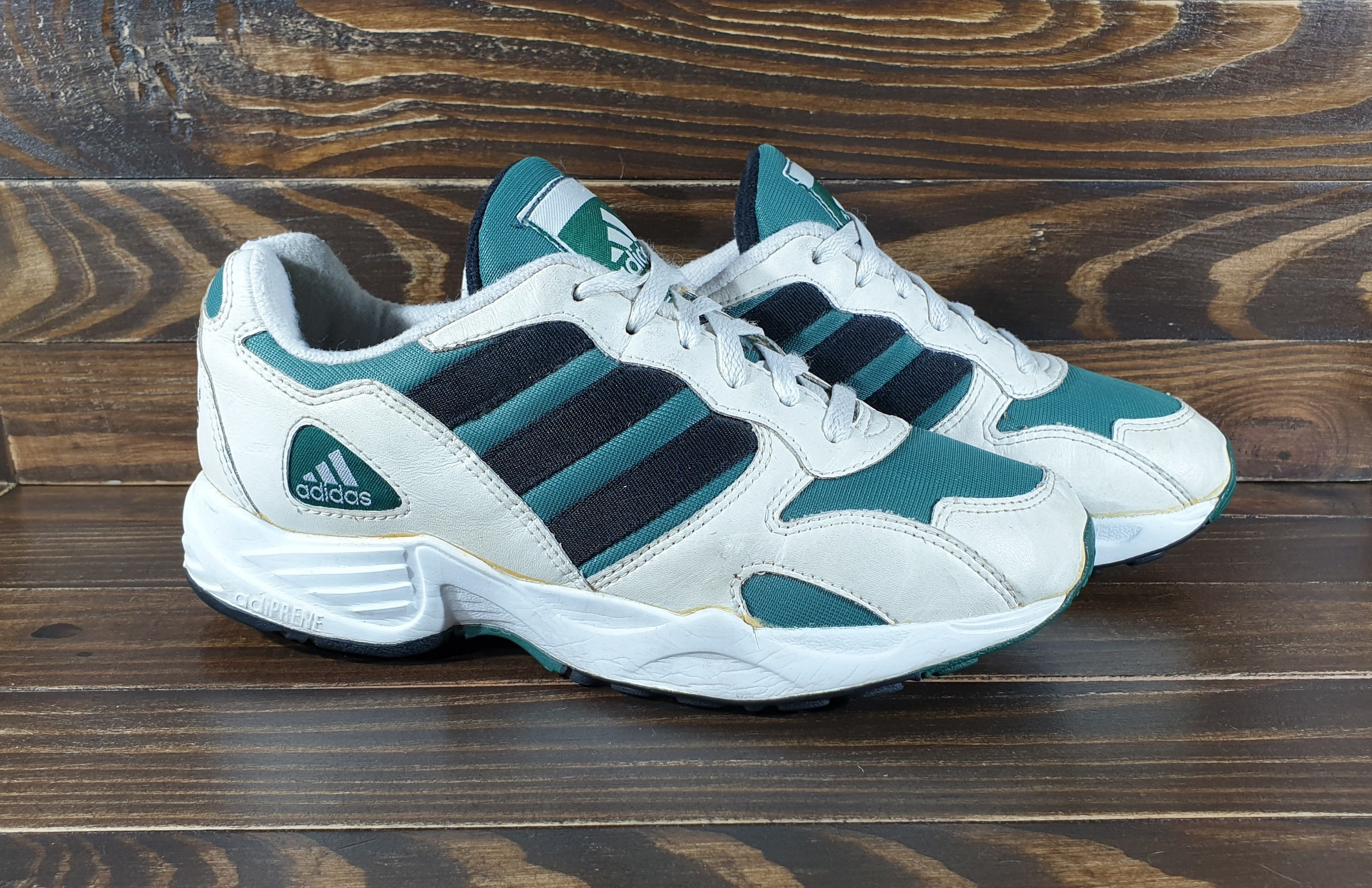 Adidas × Vintage Vintage 1997 ADIDAS ESOTERIC CUSHION Sneakers Very Rare Size US 7.5 / EU 40-41 - 14 Thumbnail
