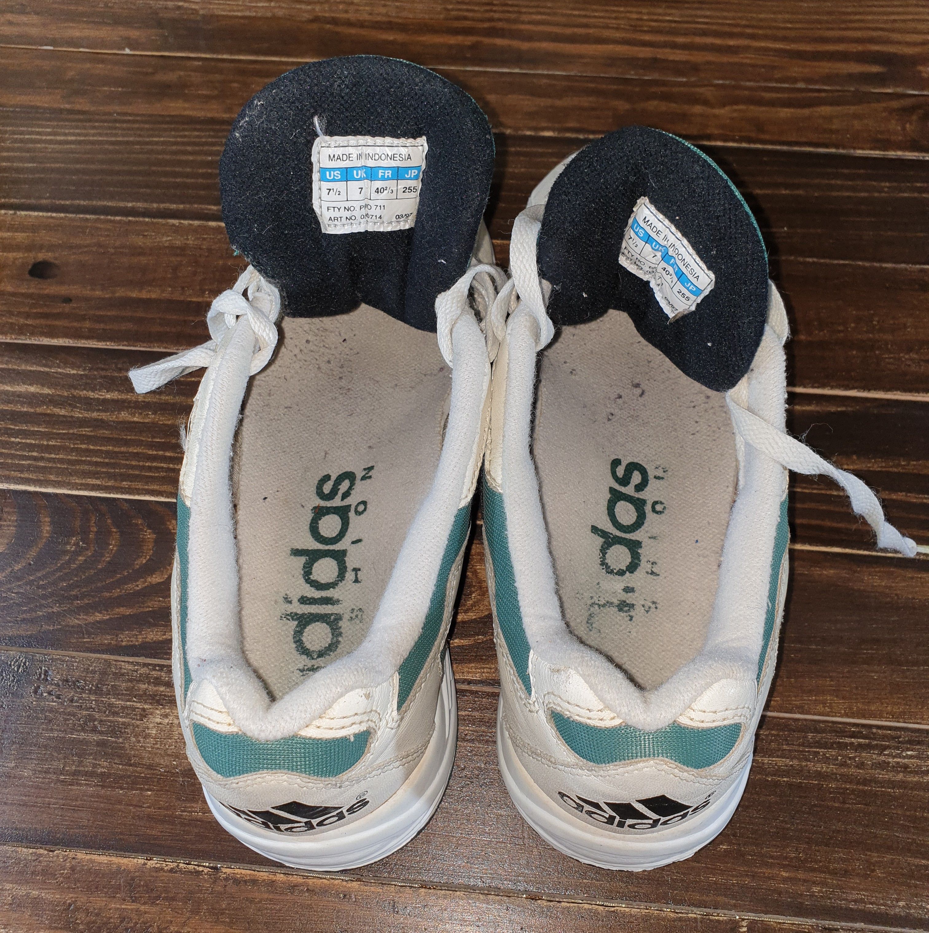 Adidas × Vintage Vintage 1997 ADIDAS ESOTERIC CUSHION Sneakers Very Rare Size US 7.5 / EU 40-41 - 24 Thumbnail