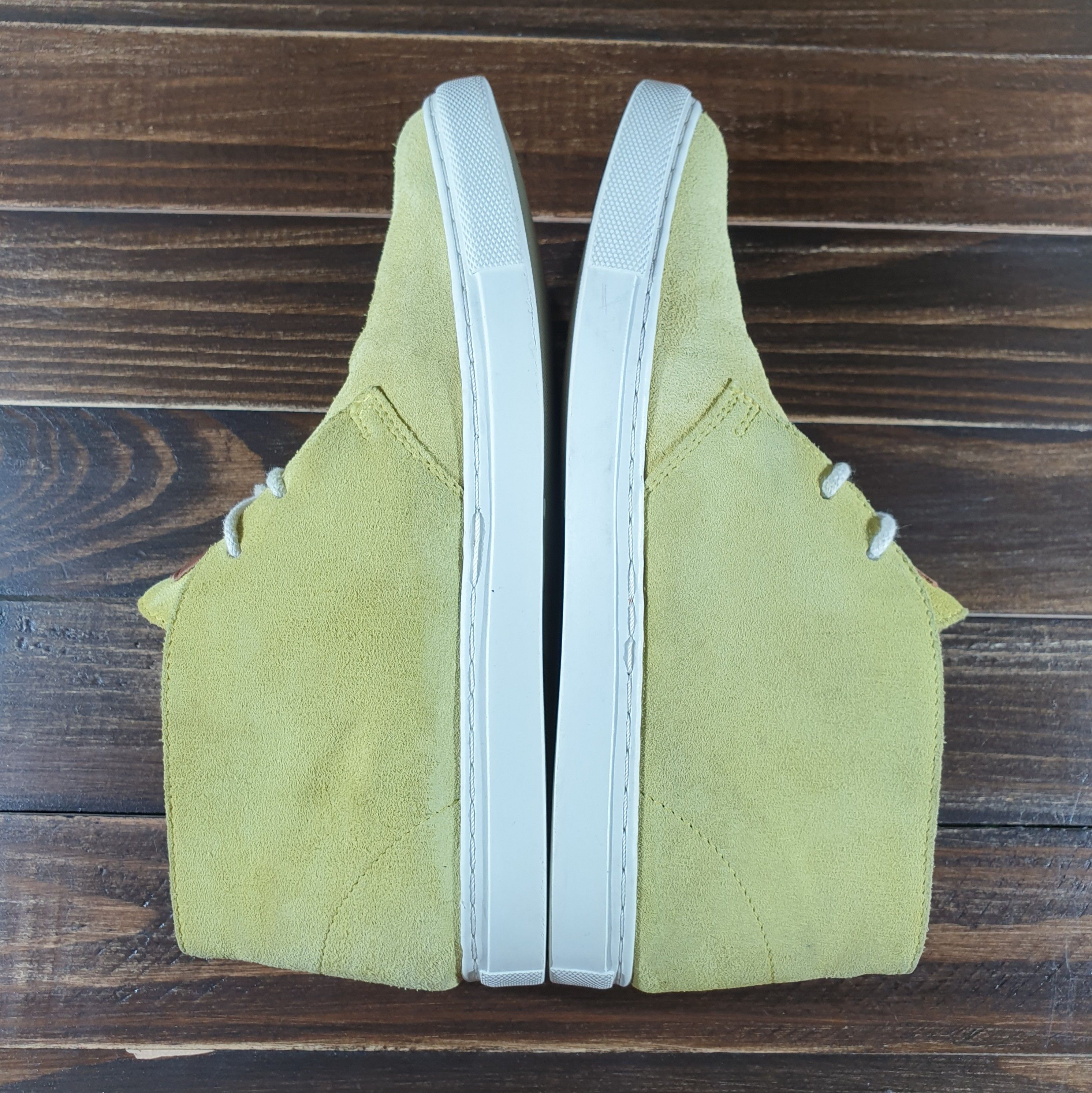 Ludwig Reiter Ludwig Reiter Women's Hi-Top Yellow Lemon Suede Sneakers Size US 5 / IT 35 - 18 Thumbnail