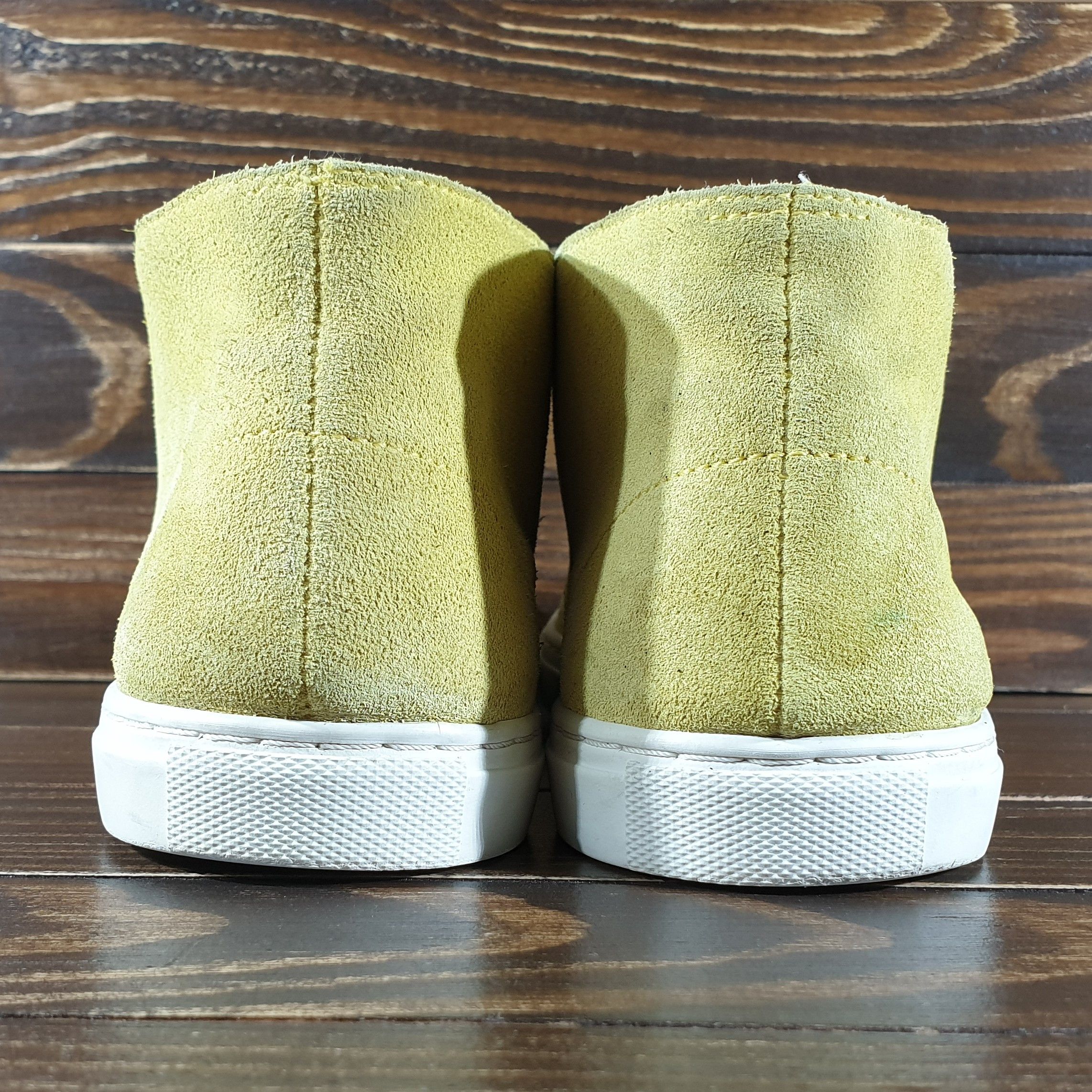 Ludwig Reiter Ludwig Reiter Women's Hi-Top Yellow Lemon Suede Sneakers Size US 5 / IT 35 - 6 Thumbnail