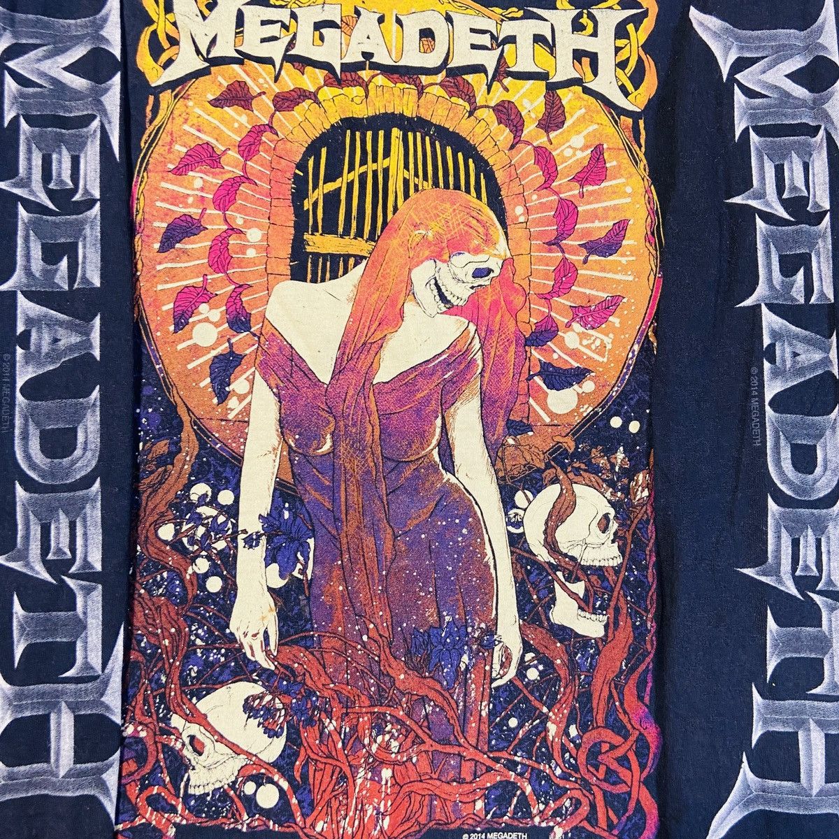 Band Tees MEGADETH VINTAGE Y2K RARE FADED LONG SLEEVE T SHIRT - 1331 Size US L / EU 52-54 / 3 - 4 Thumbnail