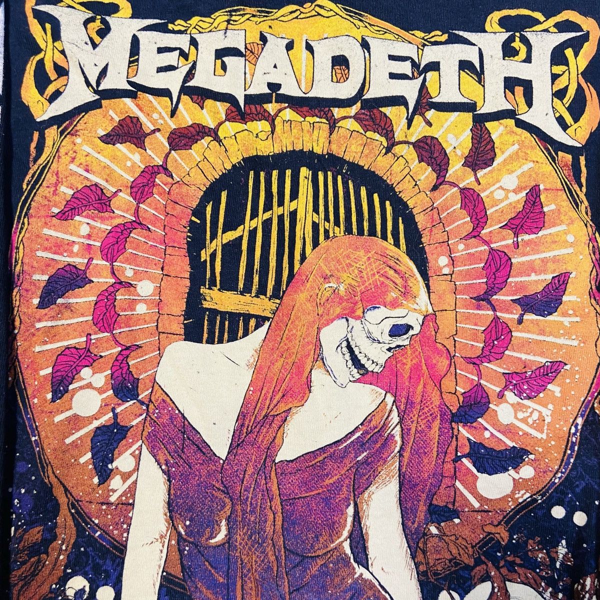 Band Tees MEGADETH VINTAGE Y2K RARE FADED LONG SLEEVE T SHIRT - 1331 Size US L / EU 52-54 / 3 - 6 Thumbnail