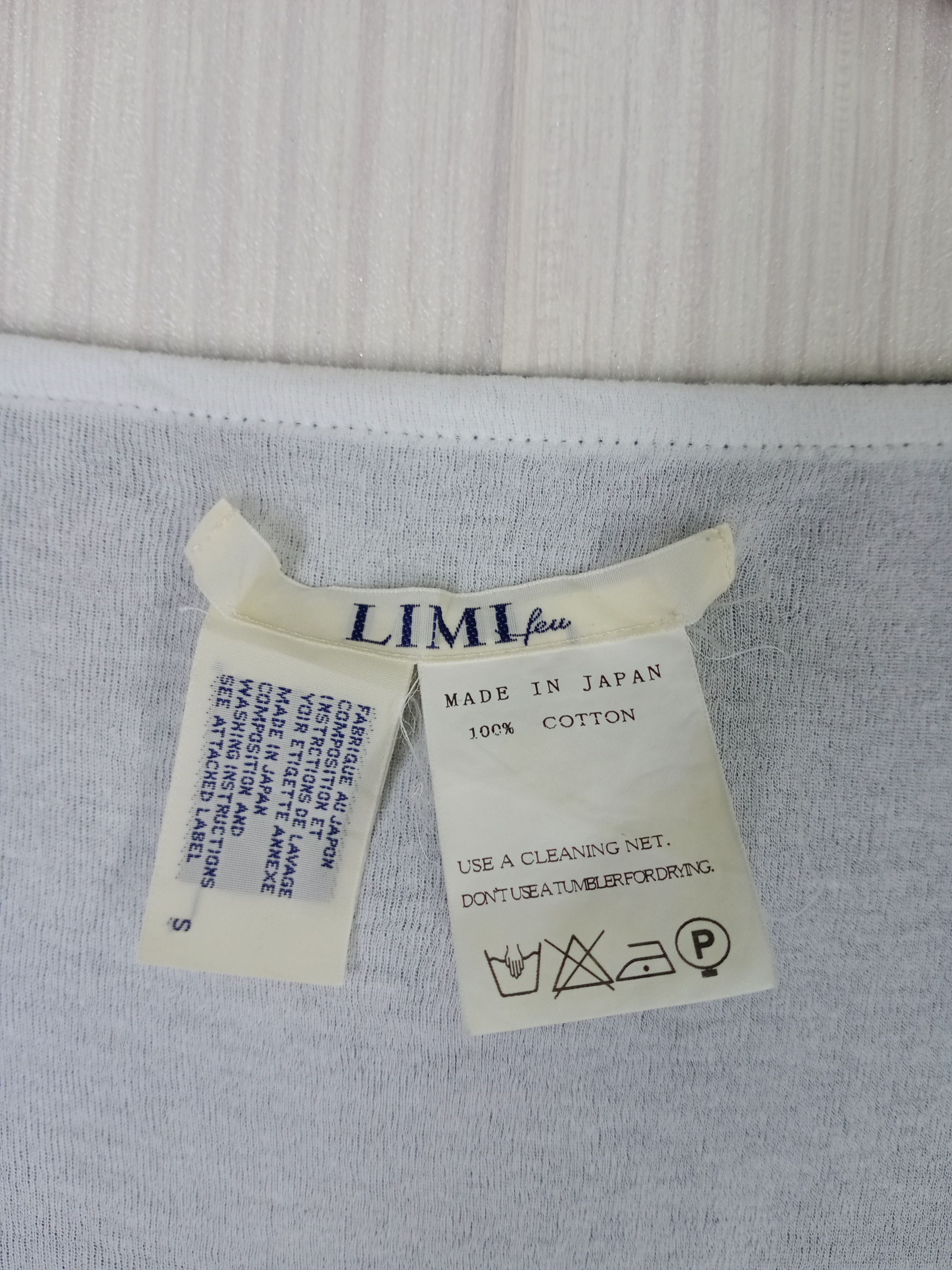Limi Feu Limi Feu Japanese Designer Yohji Yamamoto Tshirt Size S / US 4 / IT 40 - 3 Thumbnail