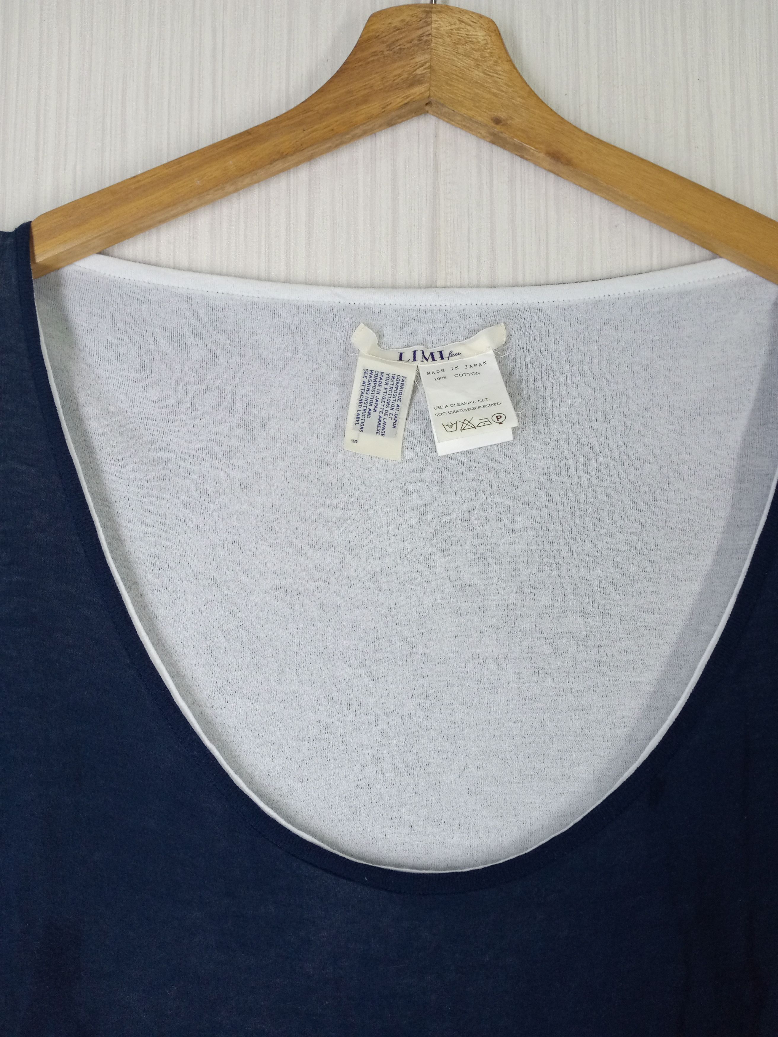 Limi Feu Limi Feu Japanese Designer Yohji Yamamoto Tshirt Size S / US 4 / IT 40 - 2 Thumbnail