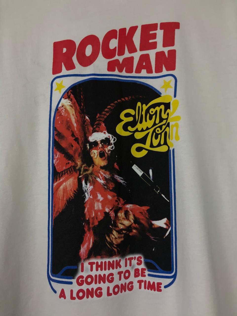 Band Tees × Star Of Hollywood × Vintage Elton John vintage band star of Hollywood tee Size US M / EU 48-50 / 2 - 3 Thumbnail