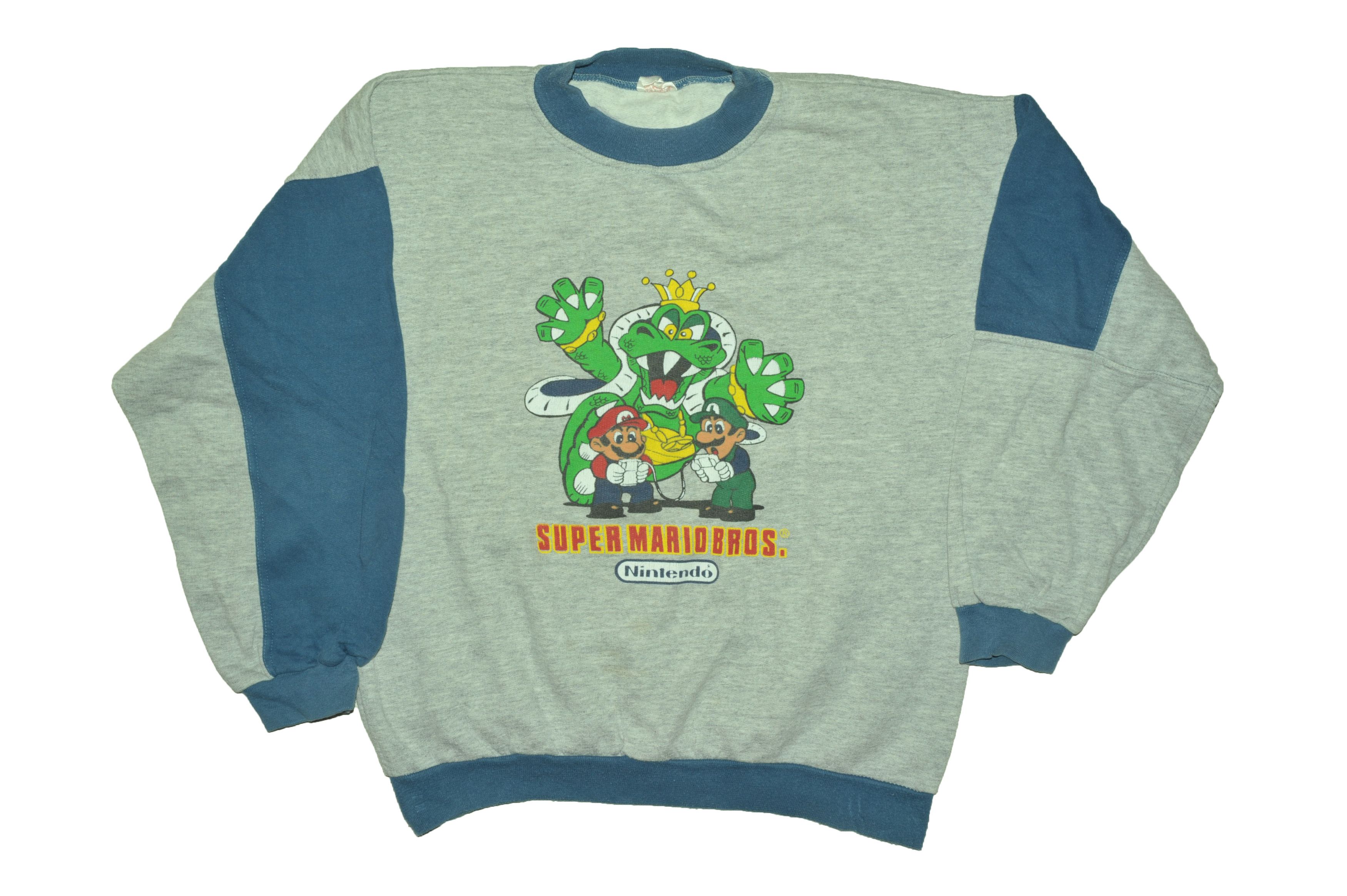 Nintendo Vintage Super Mario Bros Sweatshirt Size US S / EU 44-46 / 1 - 1 Thumbnail