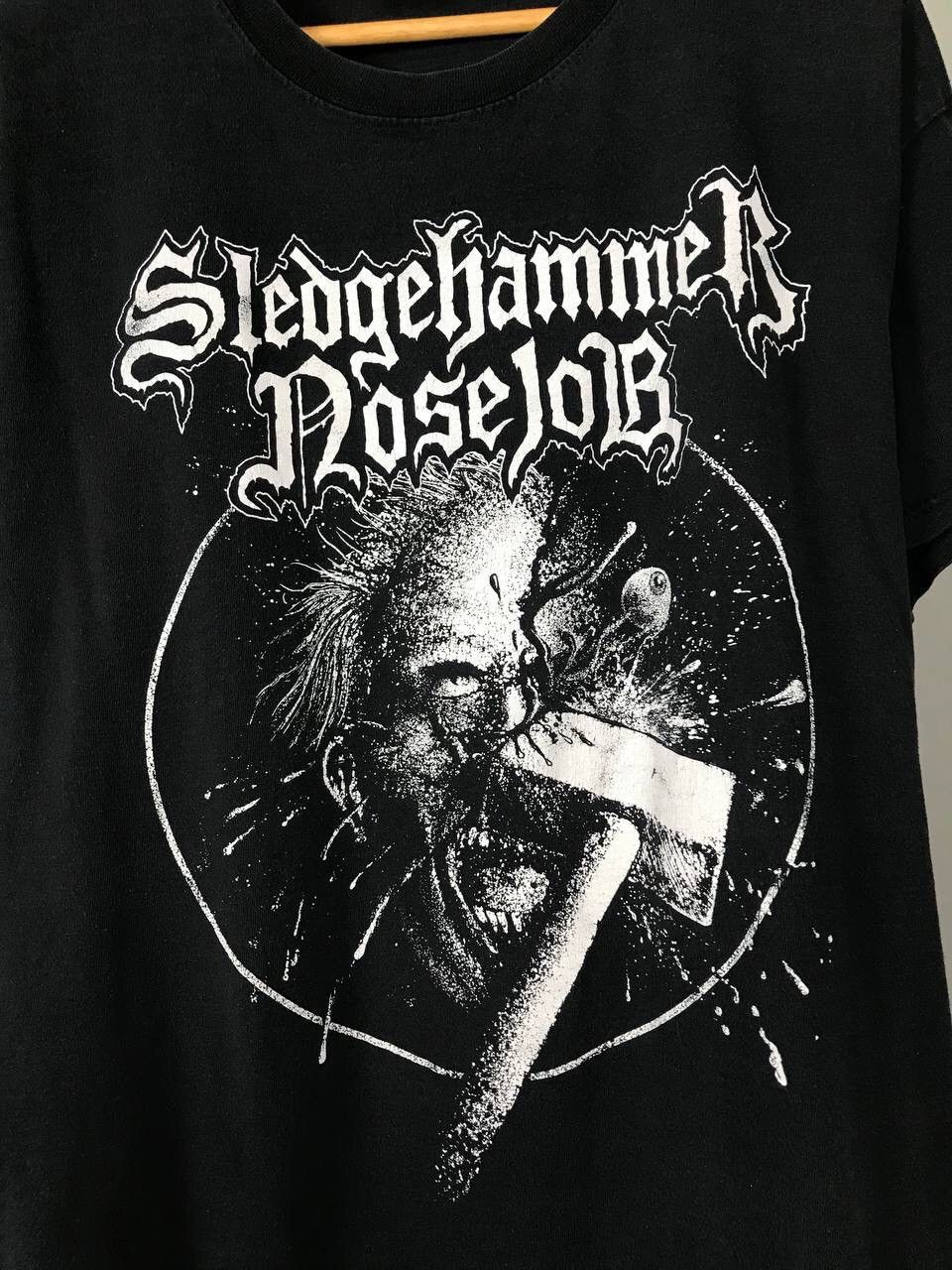Band Tees × Vintage Sledgehammer Nosejob vintage rock band tee Size US XL / EU 56 / 4 - 3 Thumbnail