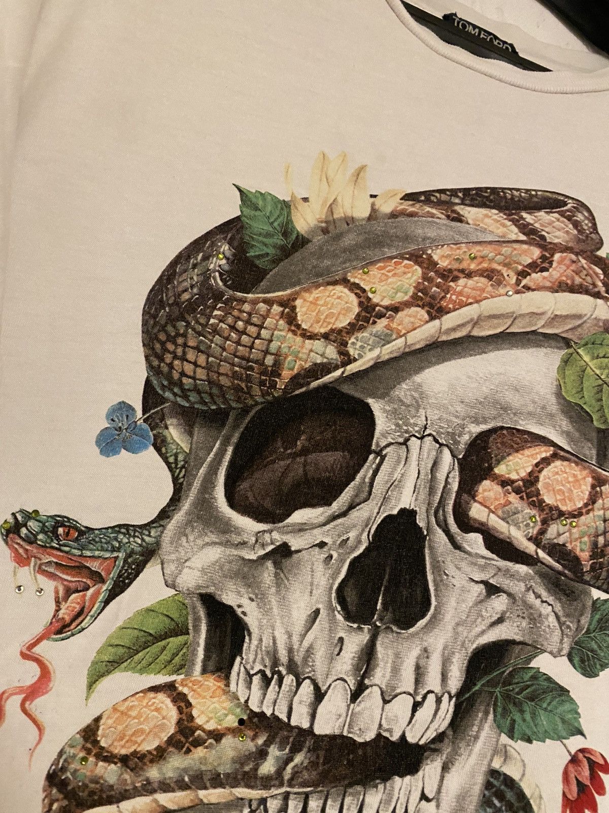 Tom Ford Tom Ford tee rare snake and skull Size US M / EU 48-50 / 2 - 6 Thumbnail
