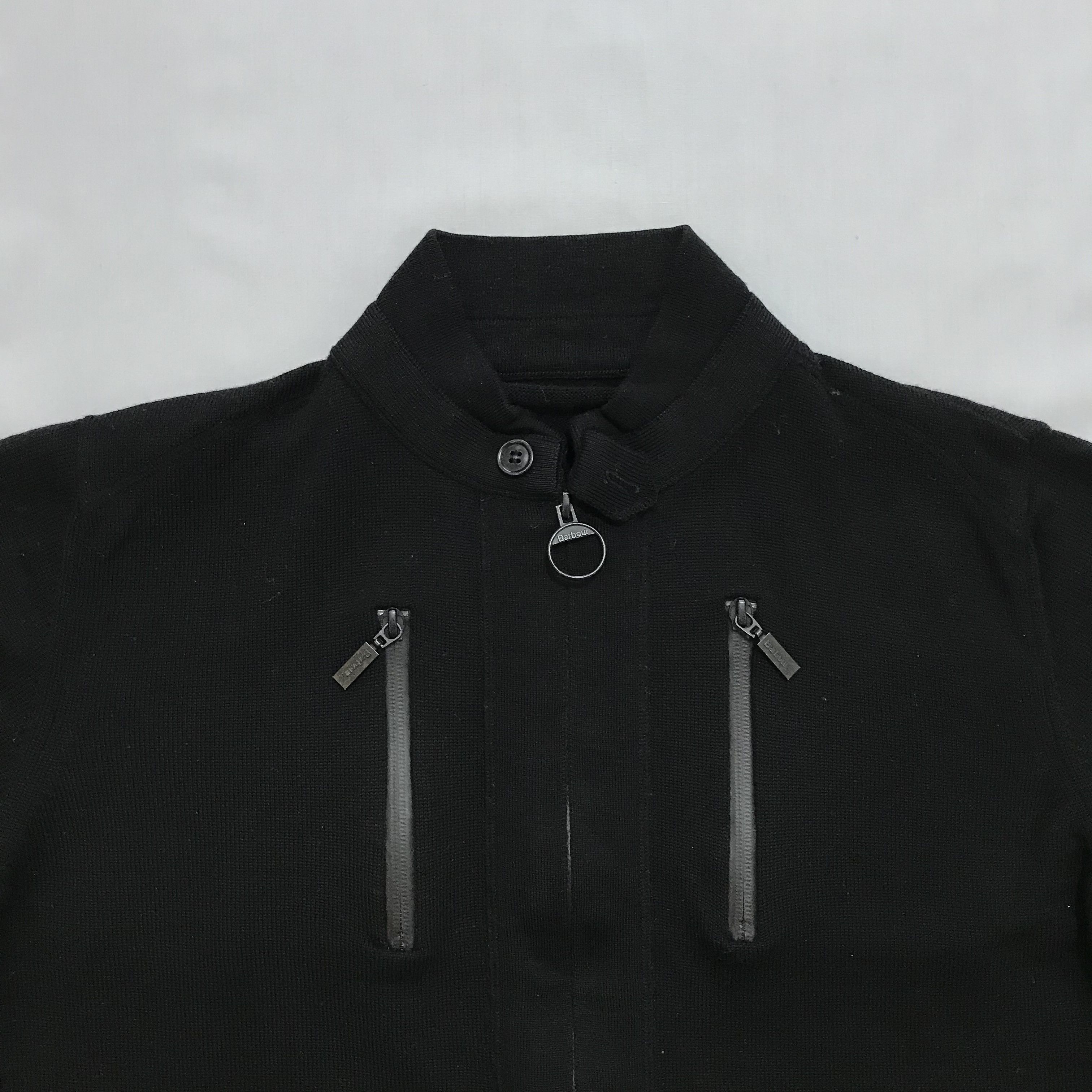 Barbour BARBOUR Sweater Full Zip Wool Pullover Pocket Cardigan Size US M / EU 48-50 / 2 - 3 Thumbnail