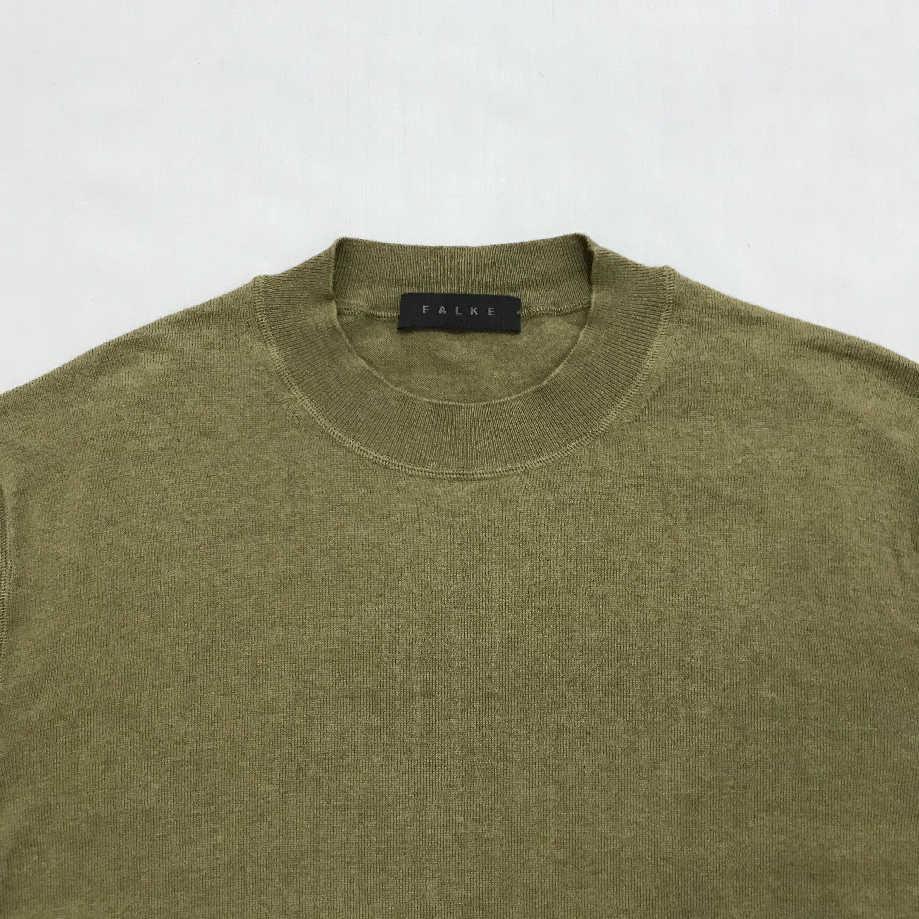FALKE FALKE Pullover Jumper Sweater Cashmere Cotton Men's Size US L / EU 52-54 / 3 - 4 Thumbnail