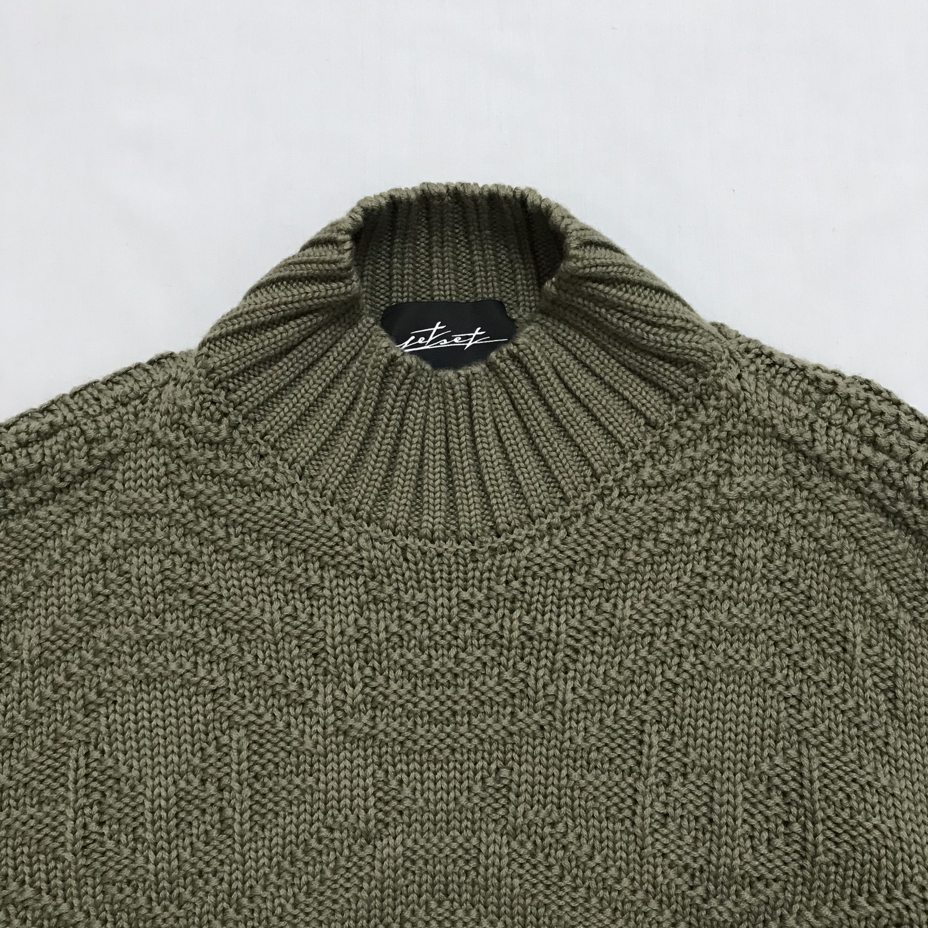 Other JET SET Knit Sweater Ribbed Rare Pullover Jumper Ski Italy Size US L / EU 52-54 / 3 - 4 Thumbnail