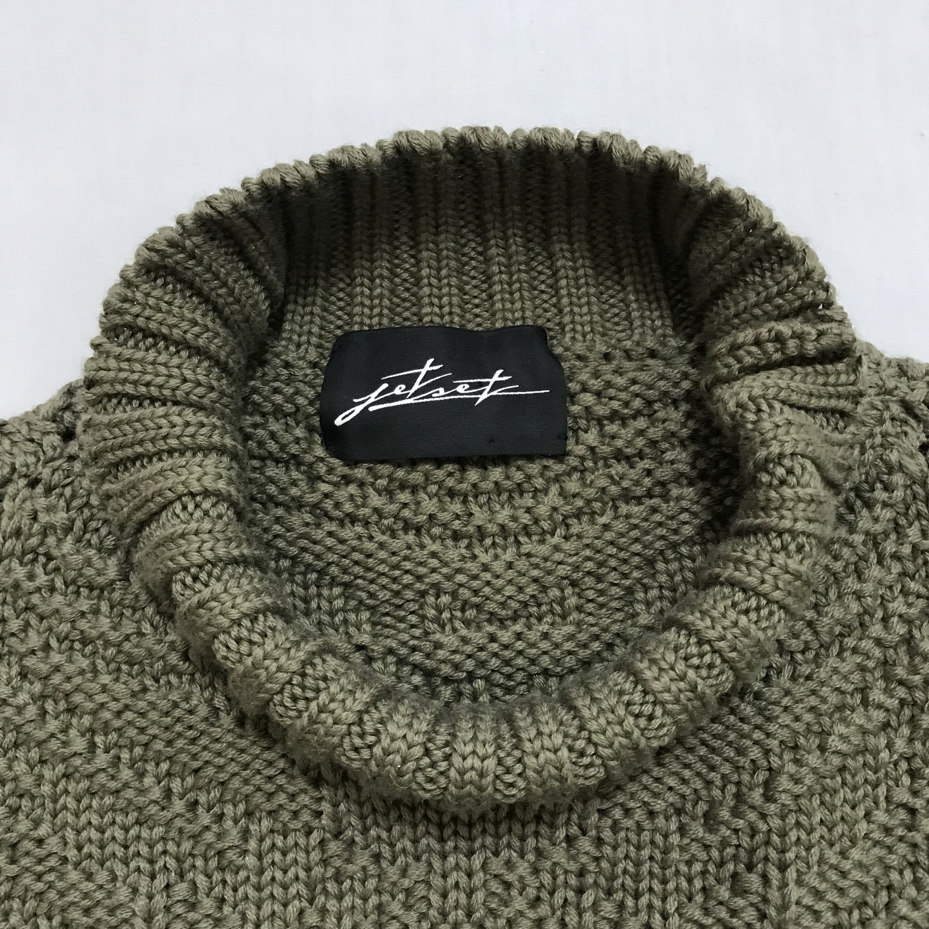 Other JET SET Knit Sweater Ribbed Rare Pullover Jumper Ski Italy Size US L / EU 52-54 / 3 - 5 Thumbnail