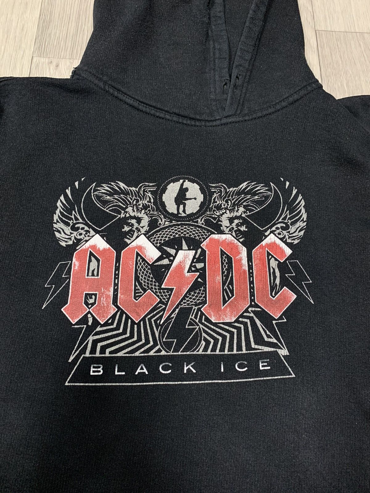 AC/DC Vintage AC⚡️DC black Hoodie Size US XL / EU 56 / 4 - 2 Thumbnail
