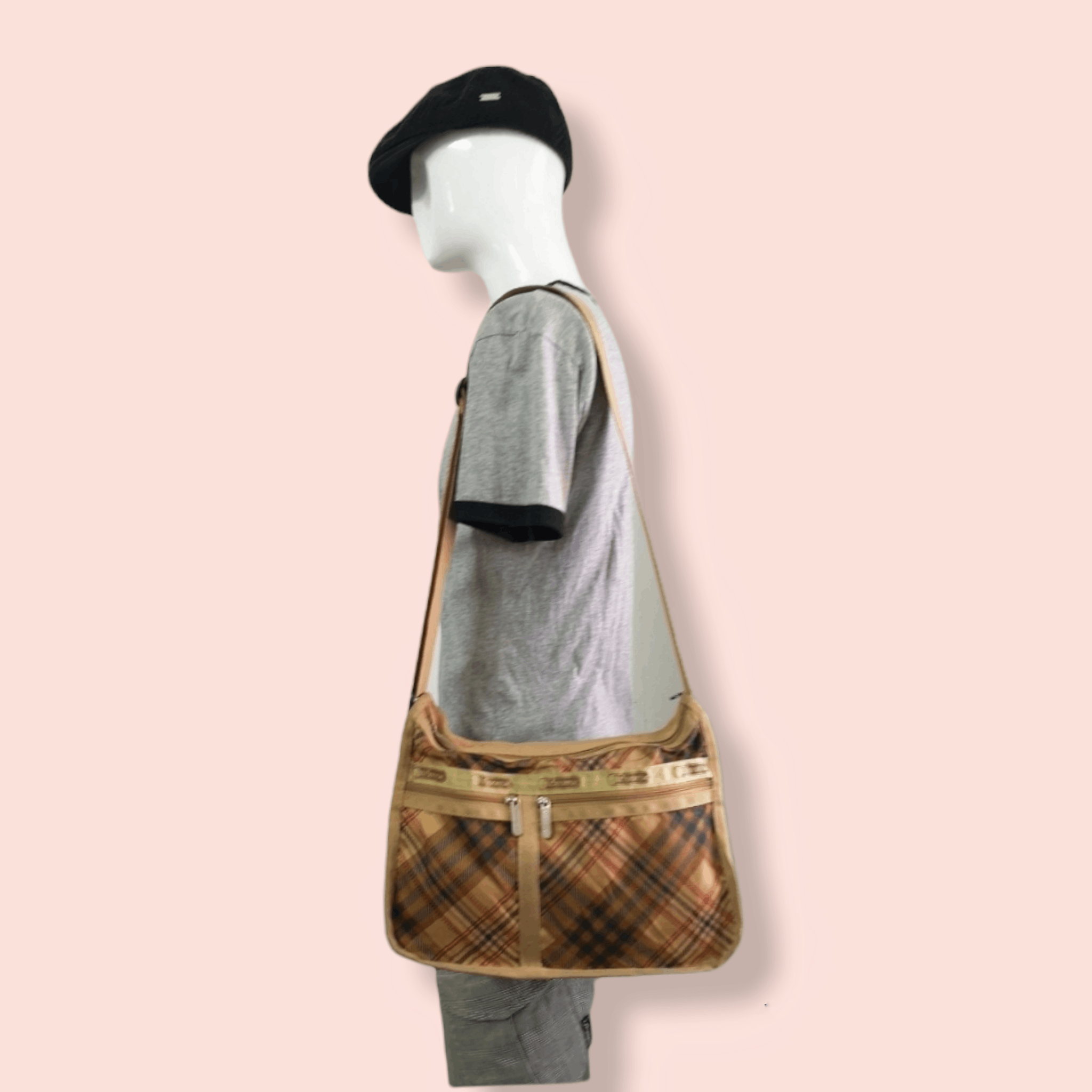 Lesportsac Checkered Crossbody Sling Bag, Men's
