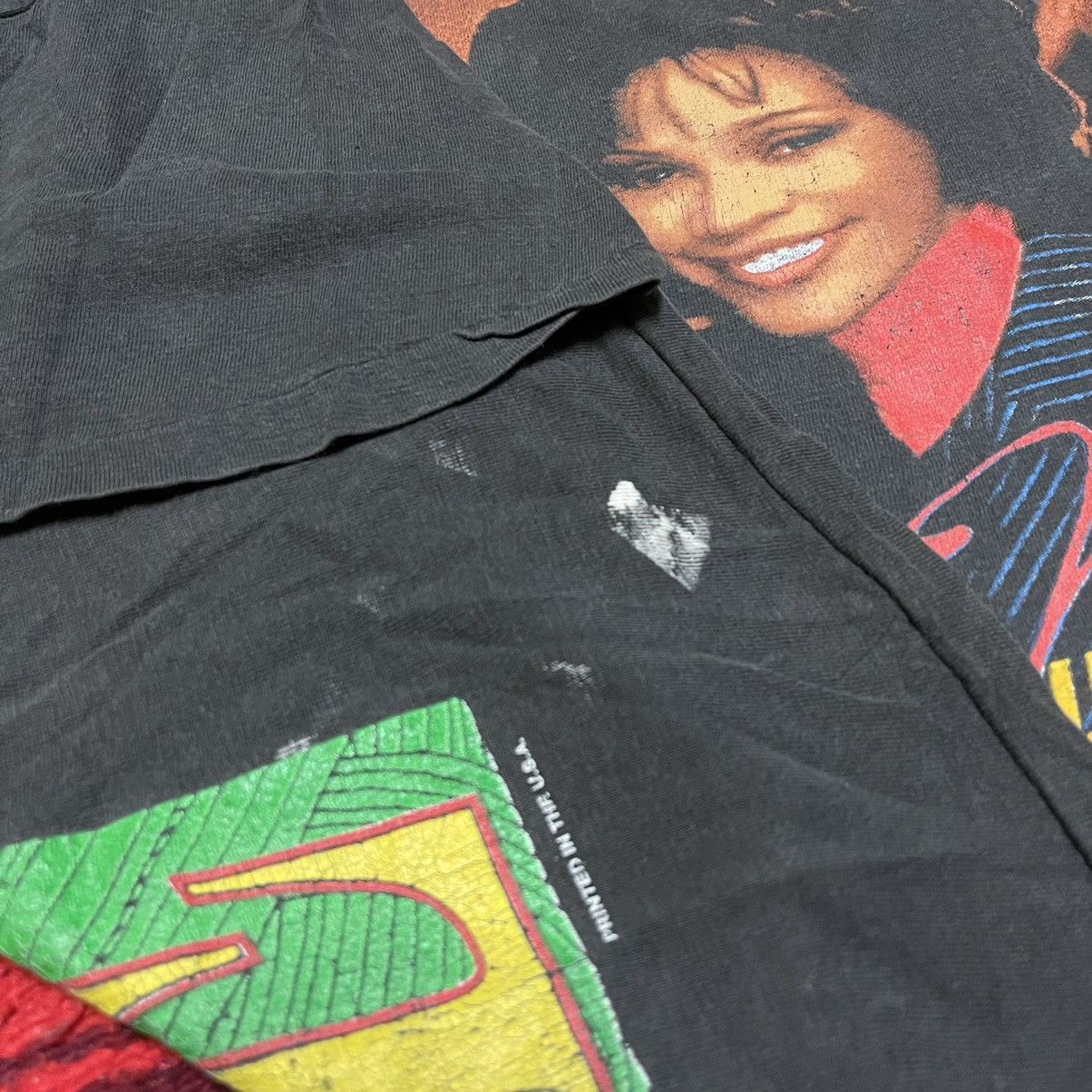 Rap Tees × Vintage Vintage 90’s Exhale Count on Me Whitney&Cece Bootleg RapTee Size US L / EU 52-54 / 3 - 8 Thumbnail