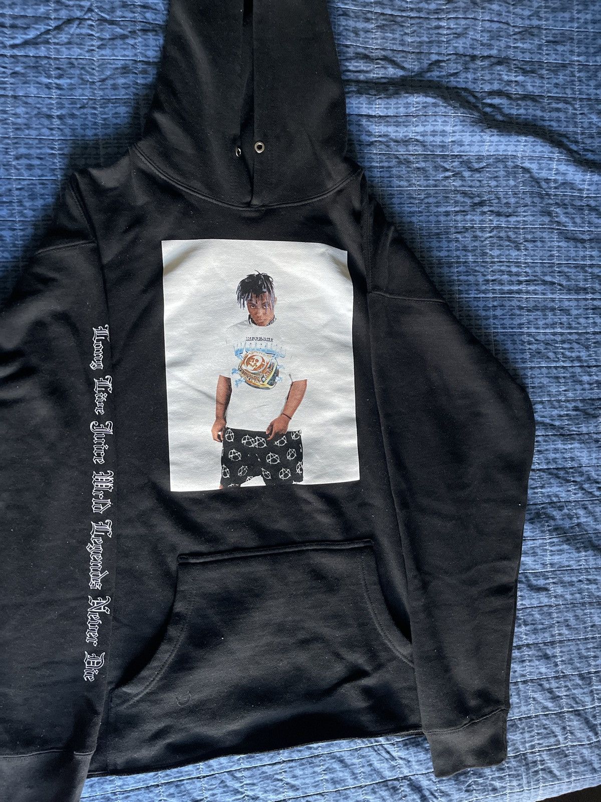 Newest pick up :). First X collab with revenge and Shine hoodie juice wore.  My holy grails. : r/XXXTENTACION