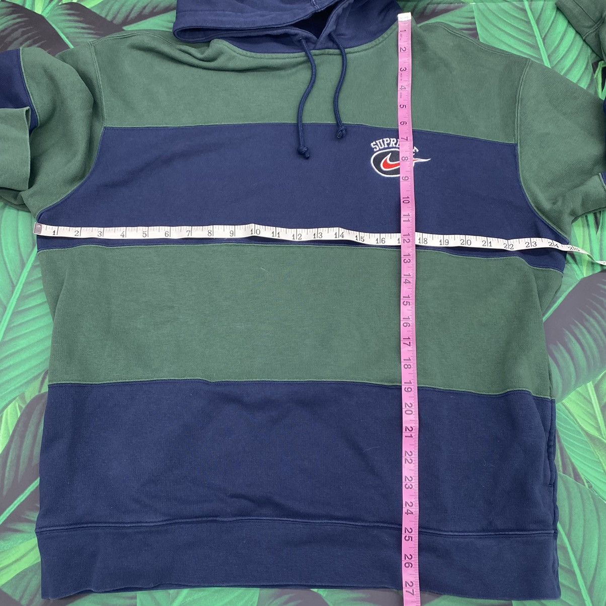 Supreme Nike striped hoodie Size US L / EU 52-54 / 3 - 6 Thumbnail