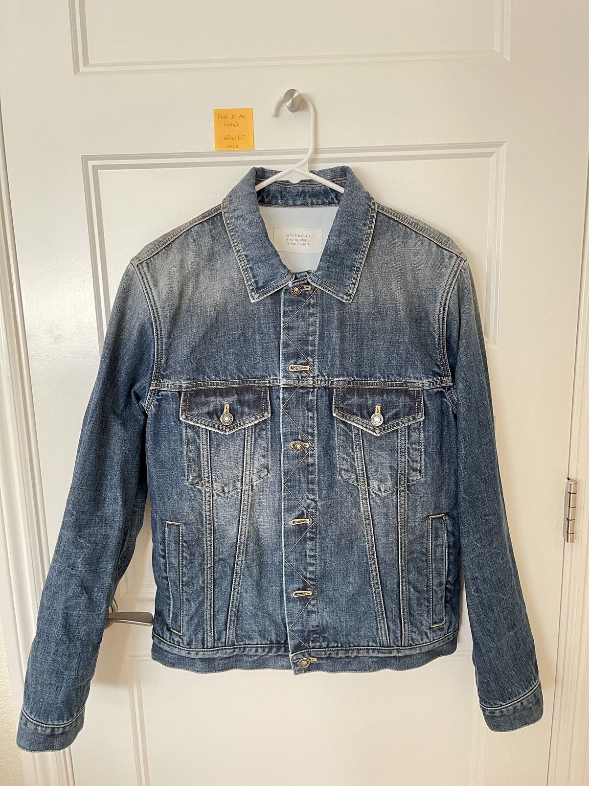 Givenchy Givenchy Floral Embroidered Denim Jacket Size US M / EU 48-50 / 2 - 1 Thumbnail