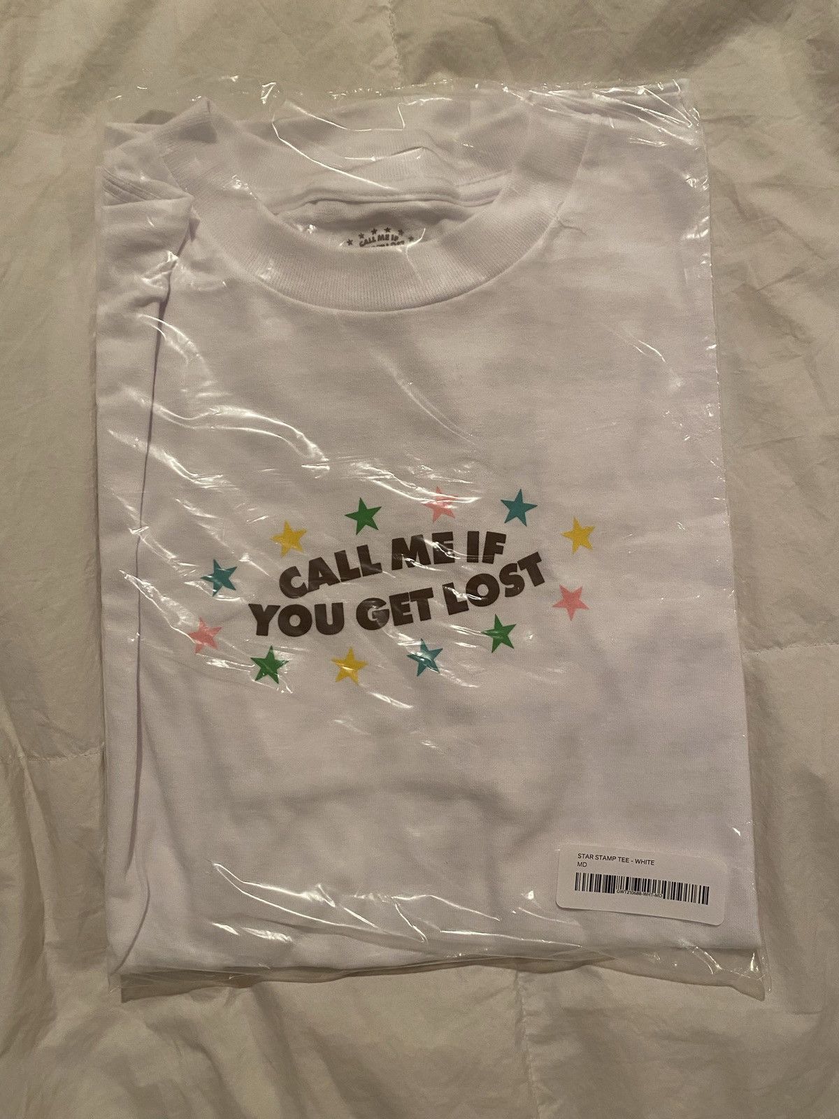 Golf Wang Call me if you get lost star stamp tee white | Grailed