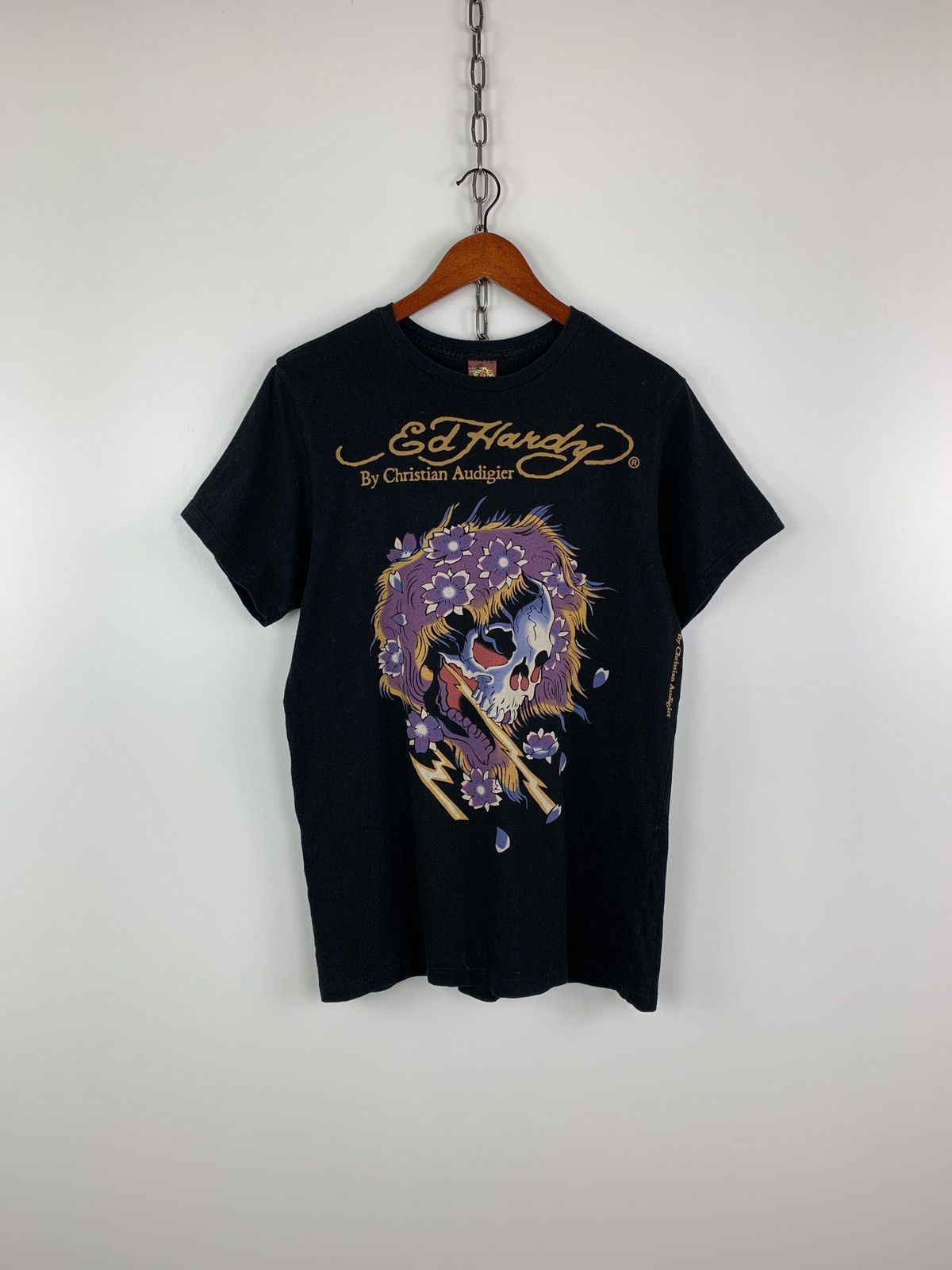 Christian Audigier × Ed Hardy × Vintage Vintage Ed Hardy By Christian Audigier Big Logo T-Shirt L Size US L / EU 52-54 / 3 - 2 Thumbnail
