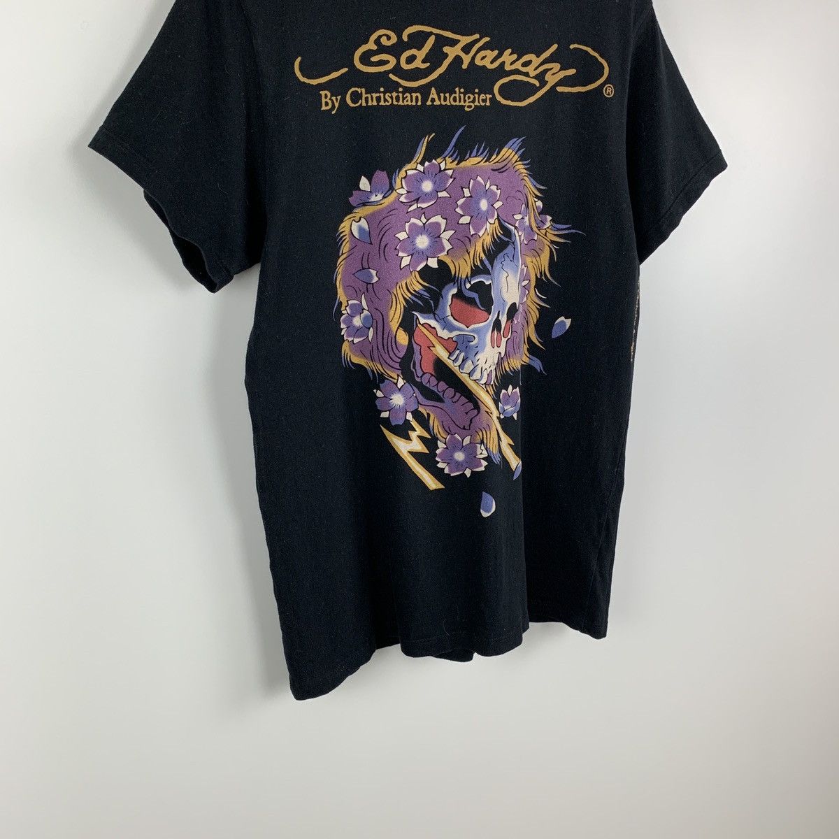Christian Audigier × Ed Hardy × Vintage Vintage Ed Hardy By Christian Audigier Big Logo T-Shirt L Size US L / EU 52-54 / 3 - 8 Thumbnail
