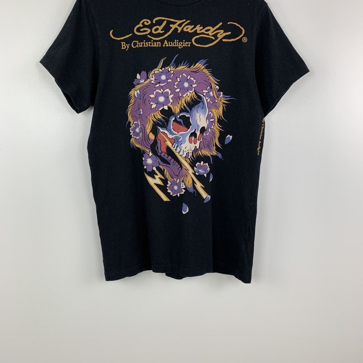 Christian Audigier × Ed Hardy × Vintage Vintage Ed Hardy By Christian Audigier Big Logo T-Shirt L Size US L / EU 52-54 / 3 - 5 Thumbnail