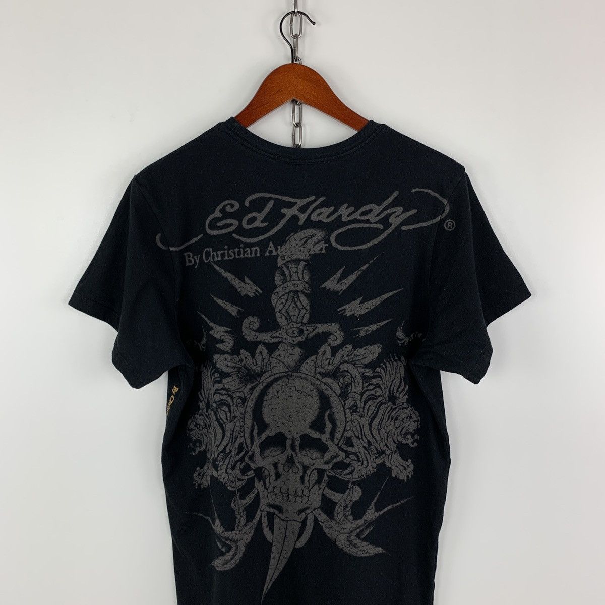 Christian Audigier × Ed Hardy × Vintage Vintage Ed Hardy By Christian Audigier Big Logo T-Shirt L Size US L / EU 52-54 / 3 - 10 Thumbnail