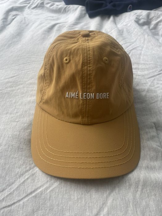 Aime Leon Dore Nylon Sport Hat (Spruce Yellow) | Grailed