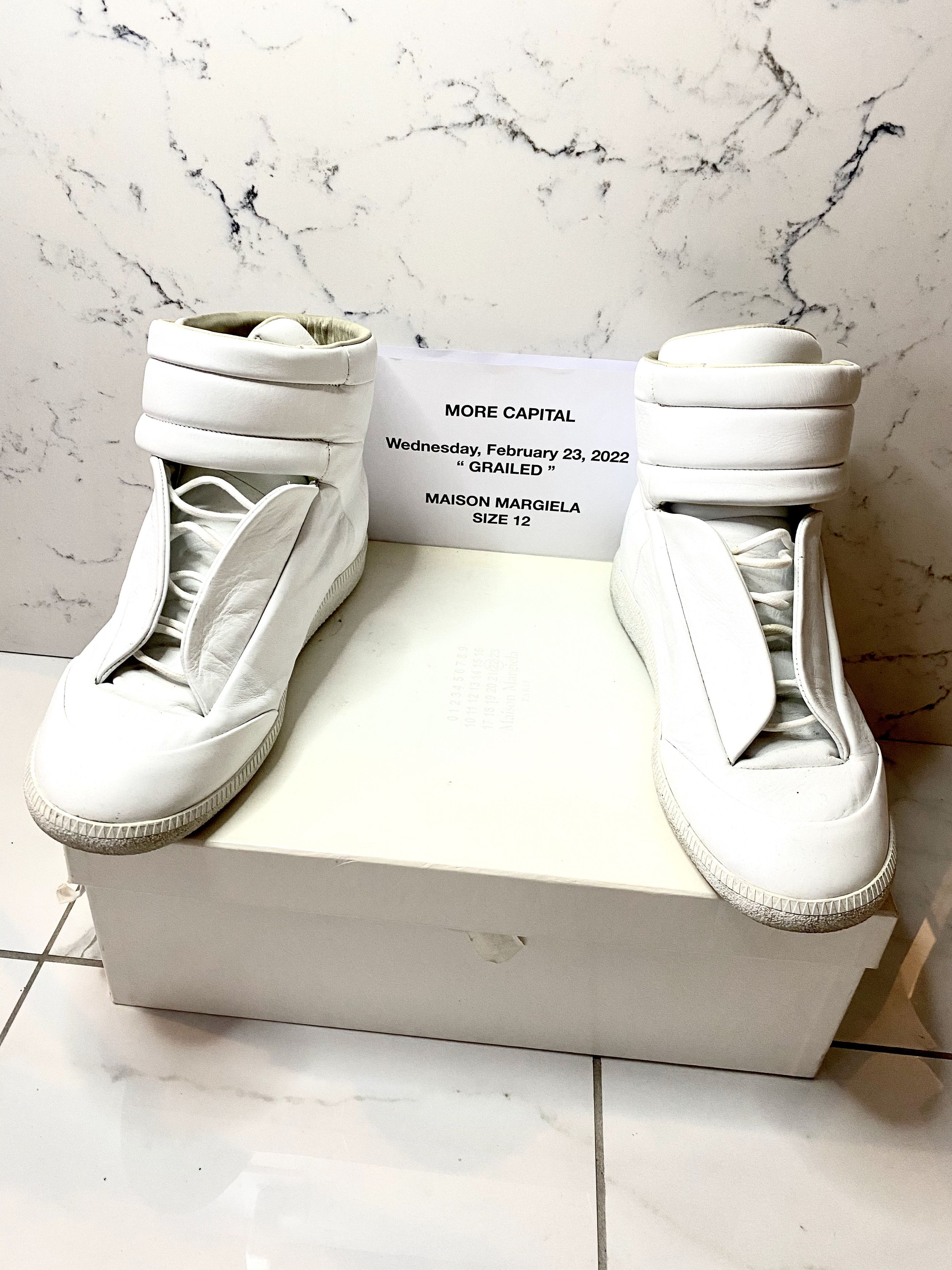 Maison margiela 22 future high store tonal sneaker