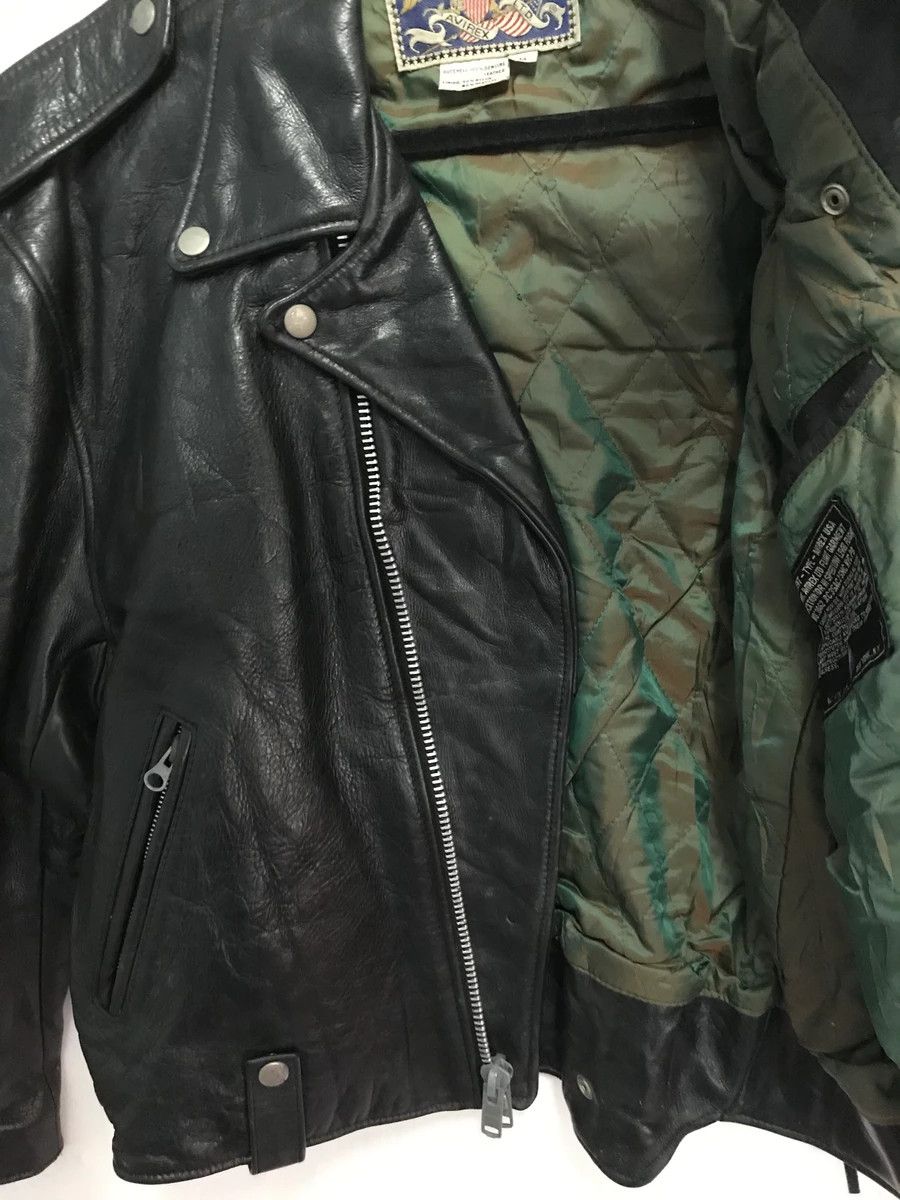 Avirex × Vintage Vintage Avirex Korean War Motorcycle Leather Jacket Size US L / EU 52-54 / 3 - 8 Thumbnail