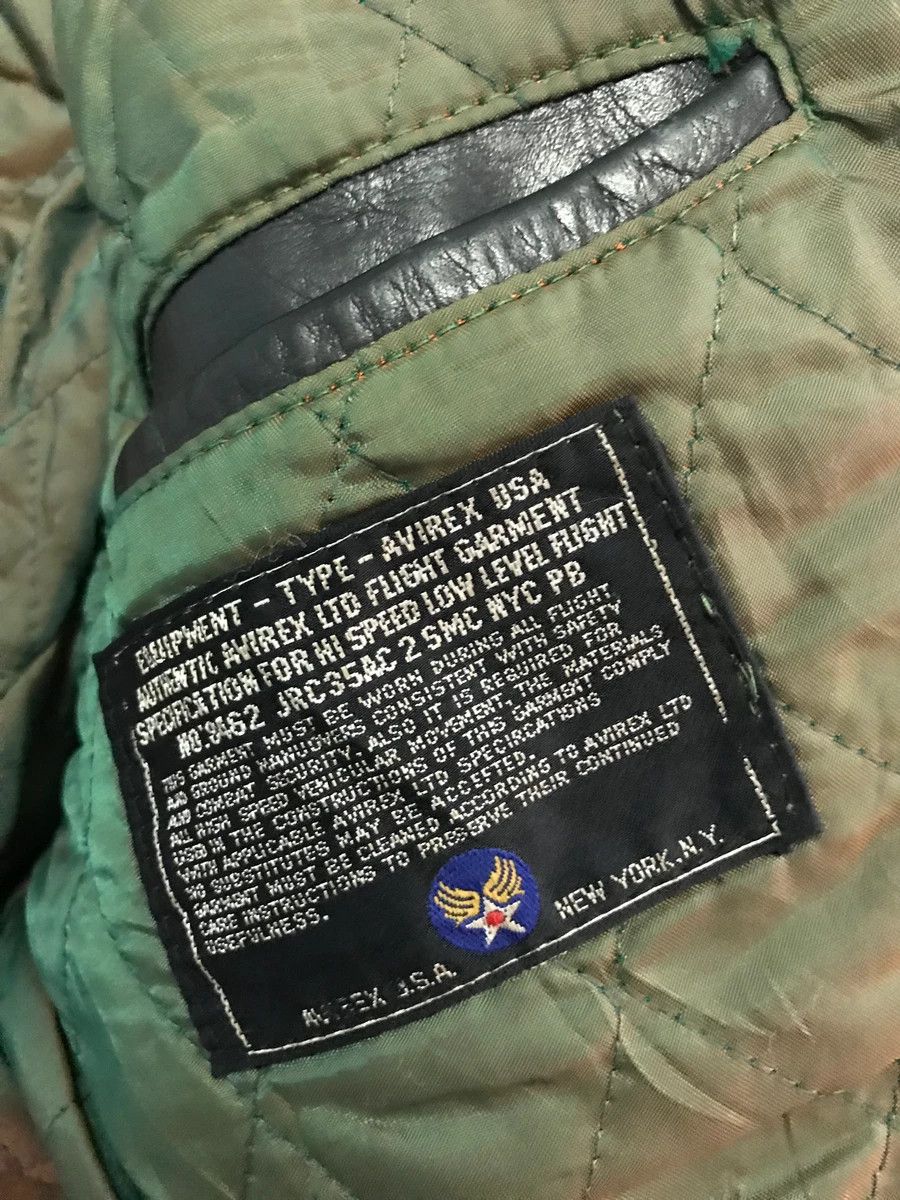 Avirex × Vintage Vintage Avirex Korean War Motorcycle Leather Jacket Size US L / EU 52-54 / 3 - 10 Thumbnail