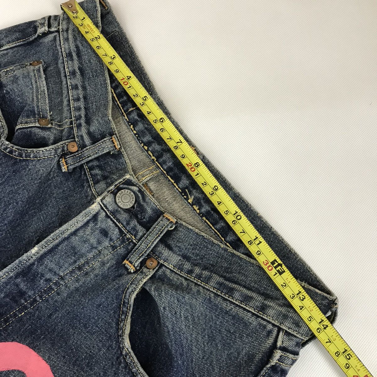 Japanese Brand × Studio D'Artisan 💣STUDIO D’ARTISAN 🐽 Pig Custom Design Denim Jeans Size US 30 / EU 46 - 10 Thumbnail