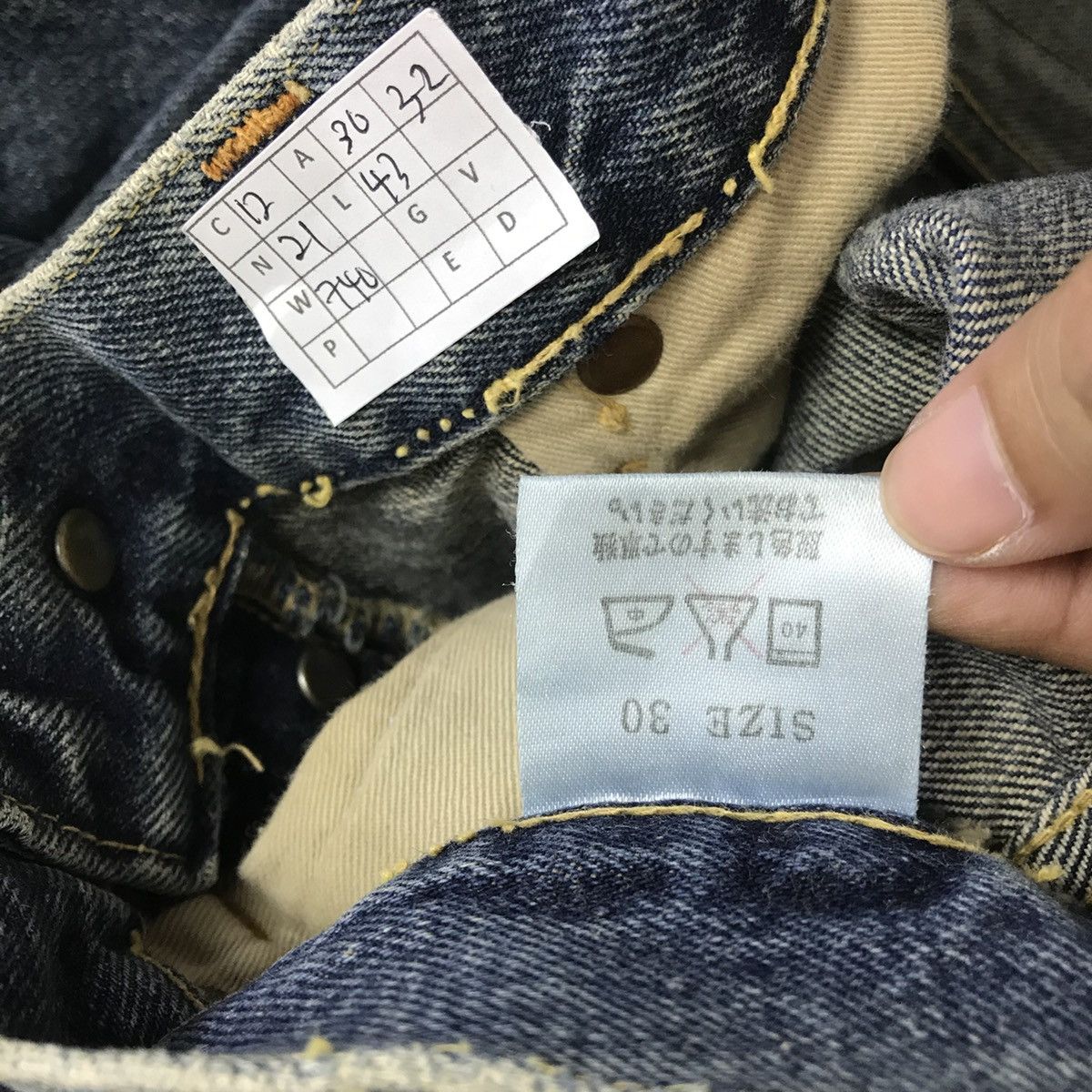 Japanese Brand × Studio D'Artisan 💣STUDIO D’ARTISAN 🐽 Pig Custom Design Denim Jeans Size US 30 / EU 46 - 15 Thumbnail