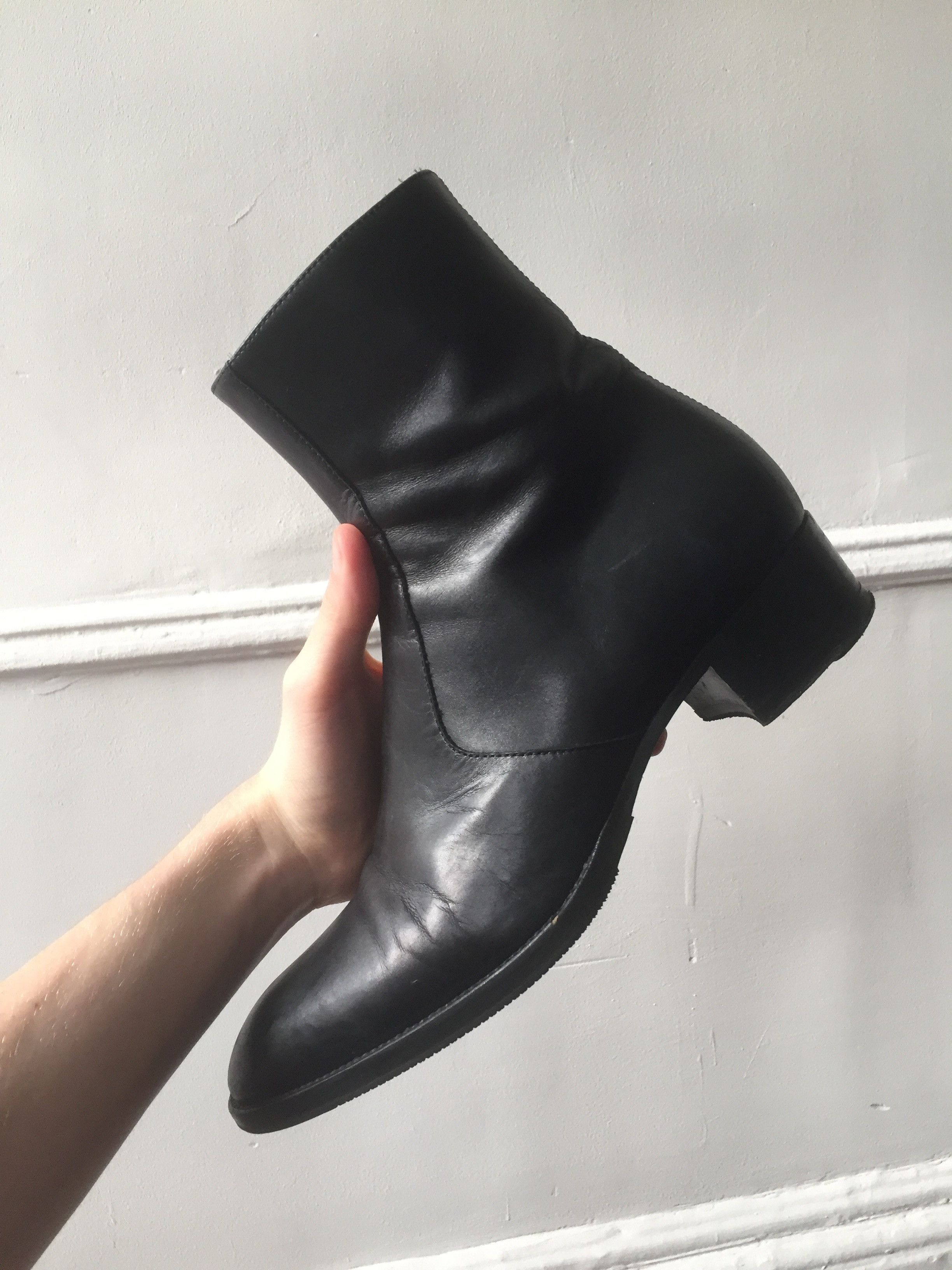 Saint Laurent Paris 4CM Side Zip Wyatt Boots Grailed