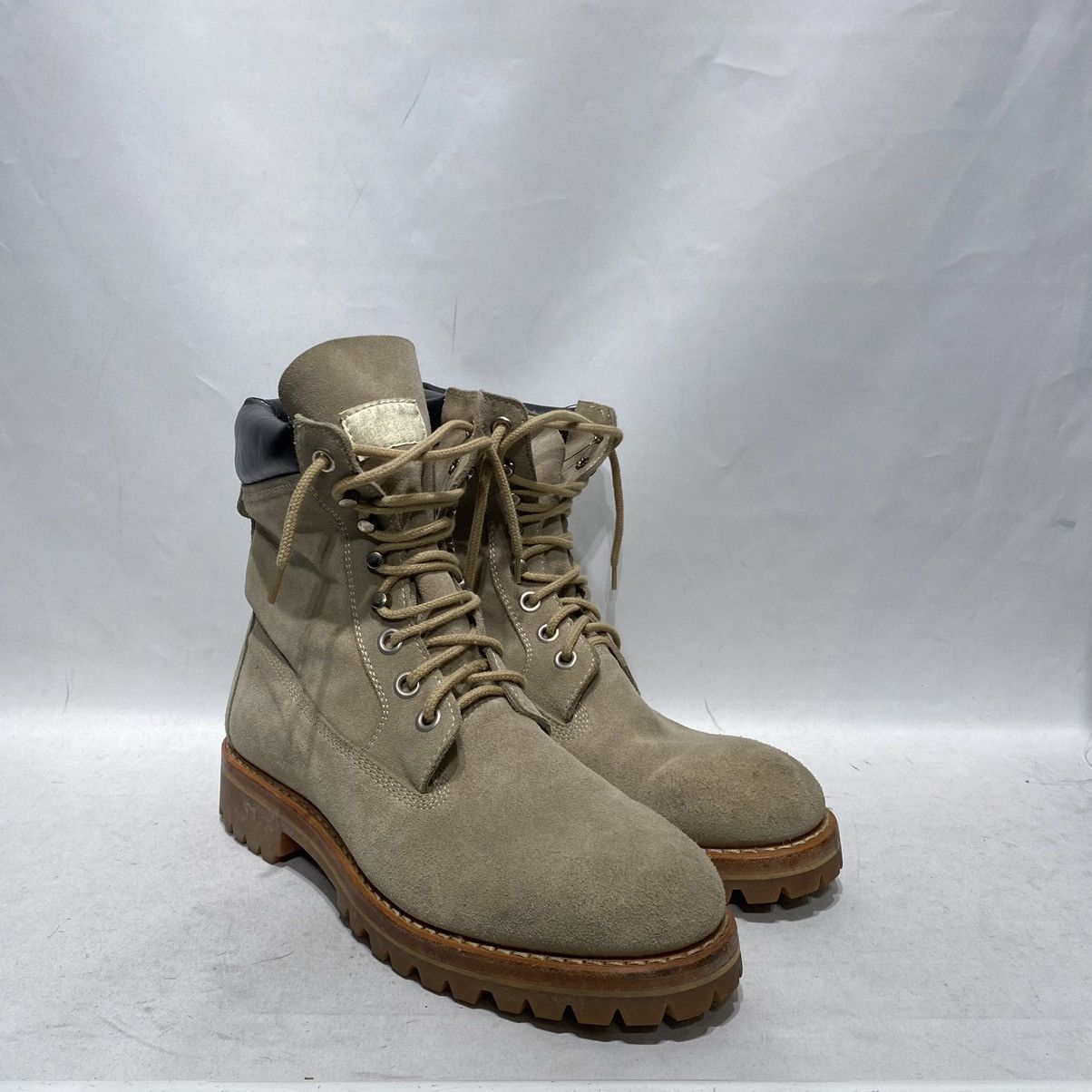 OUR LEGACY STUSSY SURVIVOR BOOT レザーブーツ