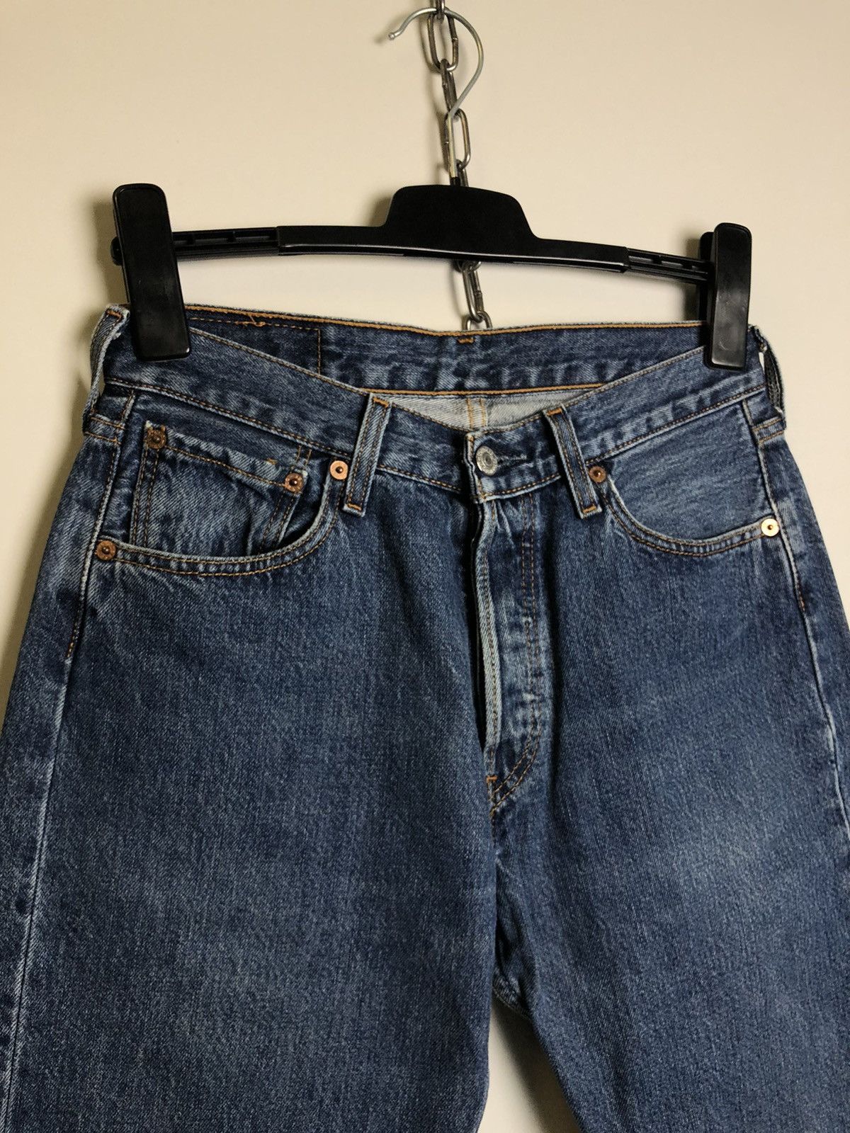 Levi's Vintage Levi’s 501 Blue Denim Jeans size 29x30 Size US 29 - 3 Thumbnail