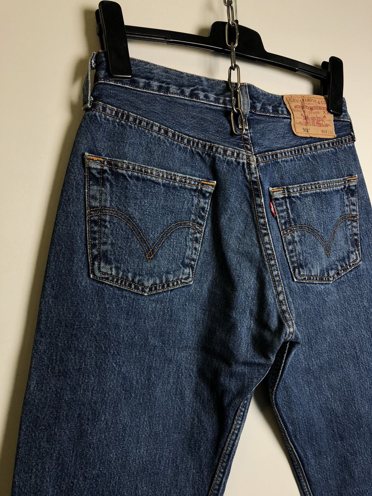 Levi's Vintage Levi’s 501 Blue Denim Jeans size 29x30 Size US 29 - 7 Thumbnail