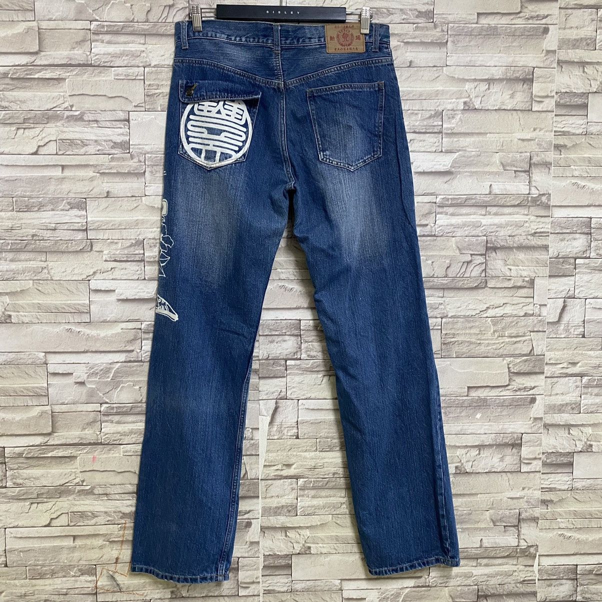 Japanese Brand Japanese Brand BUDEN Denim Piggy Printed Jeans Size US 34 / EU 50 - 11 Thumbnail