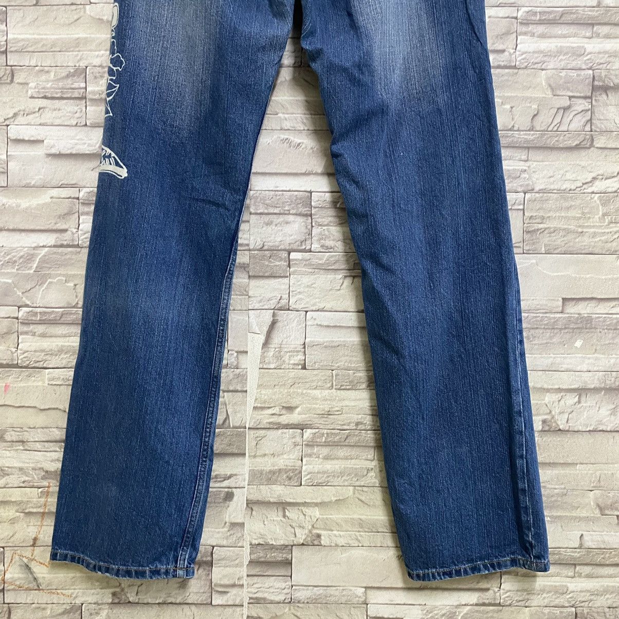 Japanese Brand Japanese Brand BUDEN Denim Piggy Printed Jeans Size US 34 / EU 50 - 13 Thumbnail
