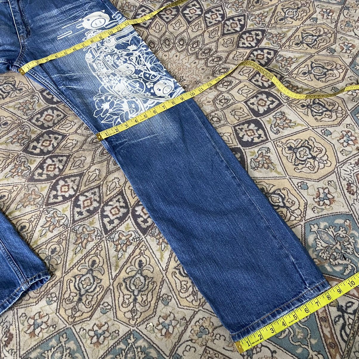 Japanese Brand Japanese Brand BUDEN Denim Piggy Printed Jeans Size US 34 / EU 50 - 20 Thumbnail