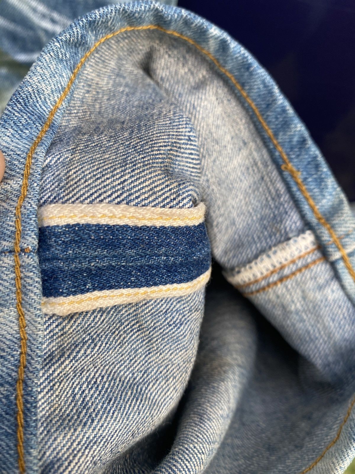 Japanese Brand × Vintage Rare 🔥🔥🔥vintage selvage denim pant Size US 34 / EU 50 - 8 Thumbnail