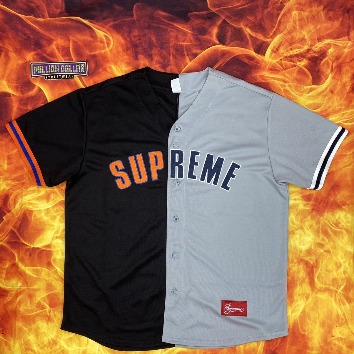 Supreme Supreme Don't Hate Baseball Jersey | Grailed