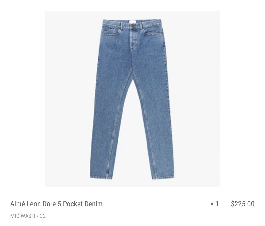 Aime Leon Dore ALD Straight Fit Denim | Grailed