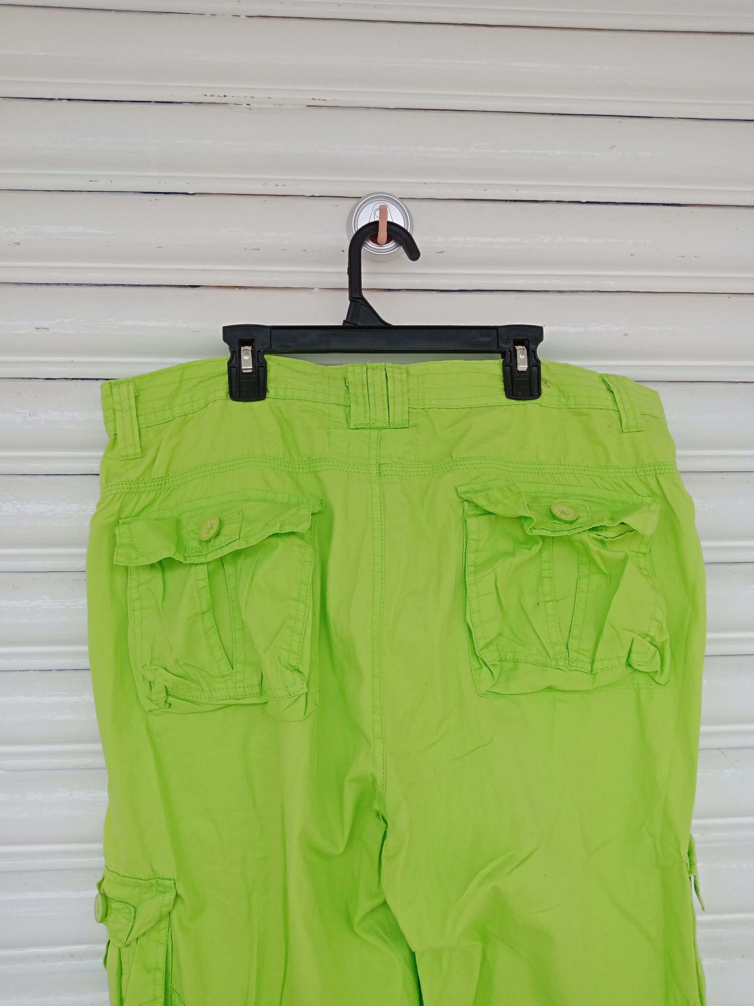 Lee Lee Apparel Bondage Neon Green Multipockets Size US 36 / EU 52 - 7 Thumbnail