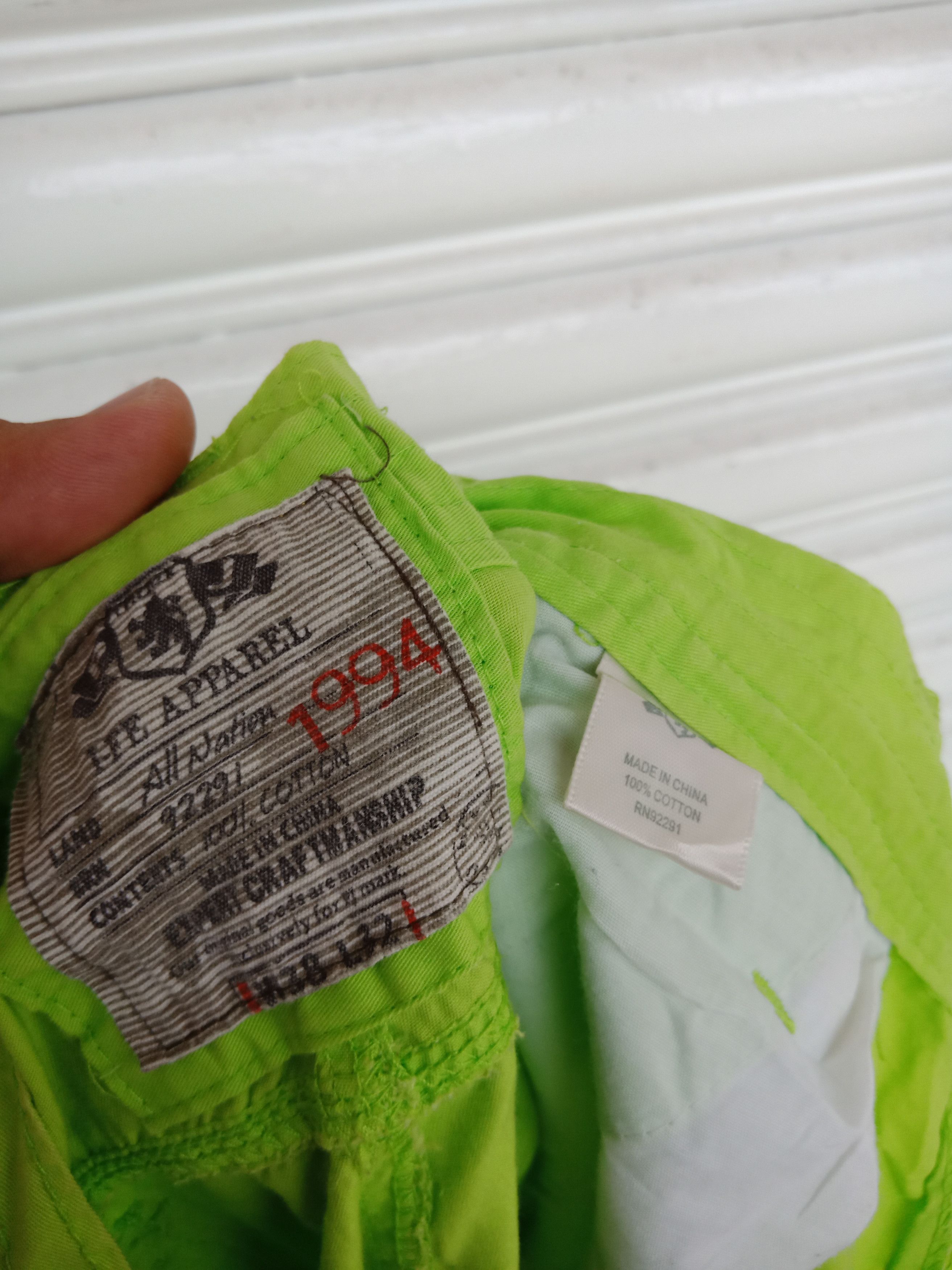 Lee Lee Apparel Bondage Neon Green Multipockets Size US 36 / EU 52 - 9 Thumbnail